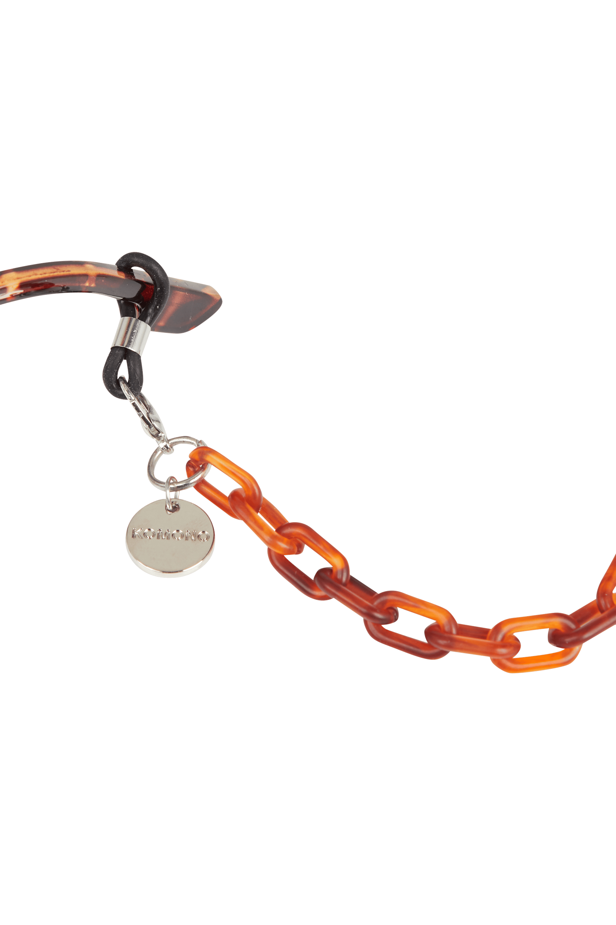Chaîne à maillons pour lunettes KOMONO Marron