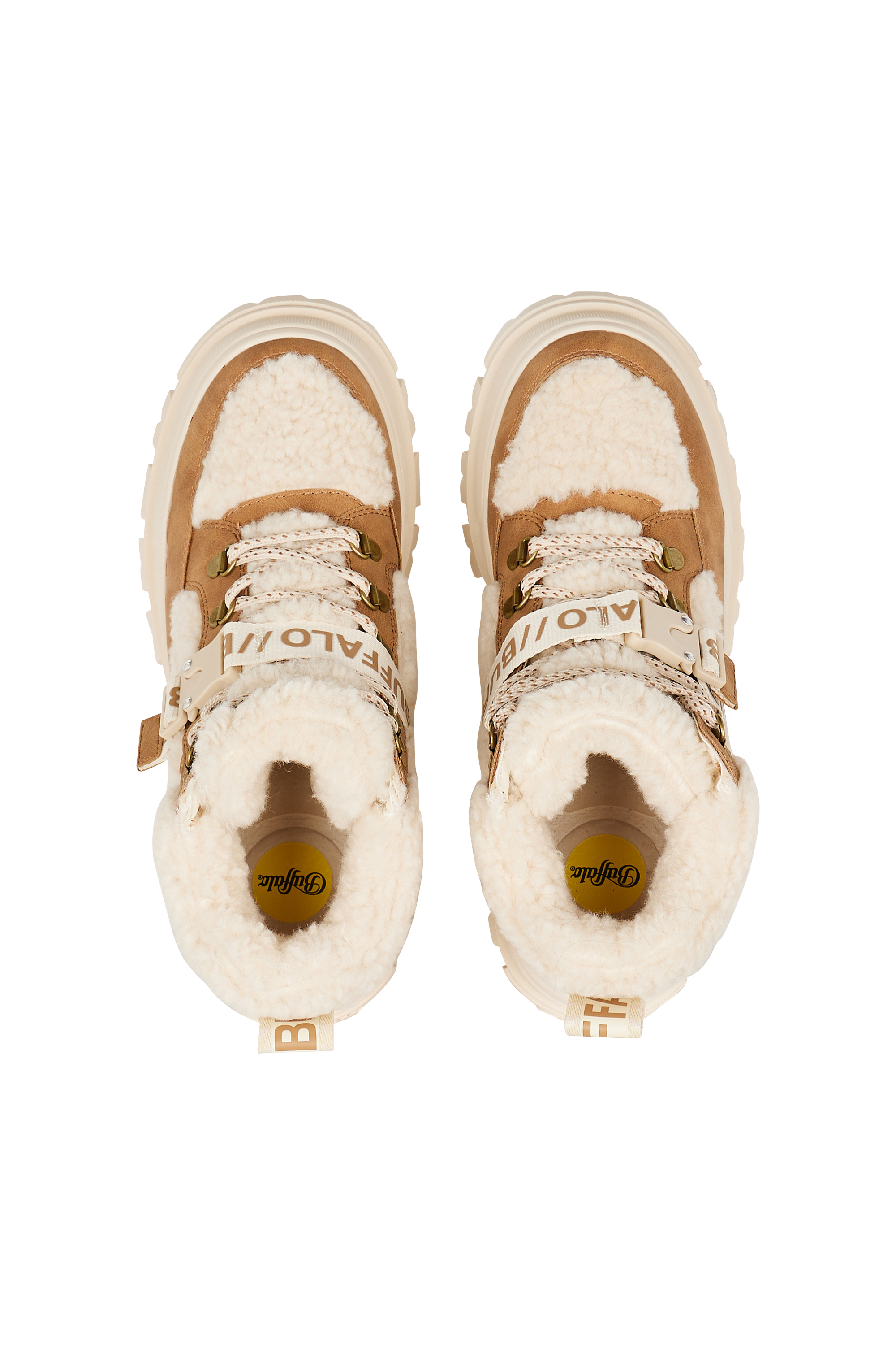 High-top sneakers Beige