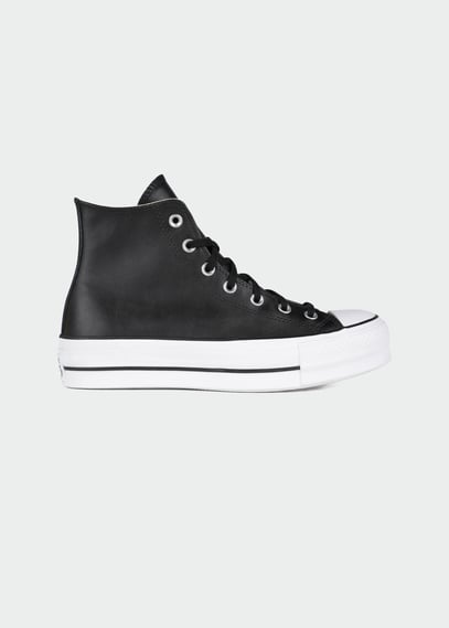 Baskets Montantes Chuck Taylor All Star Lift High Top Noir Converse Femme Citadium