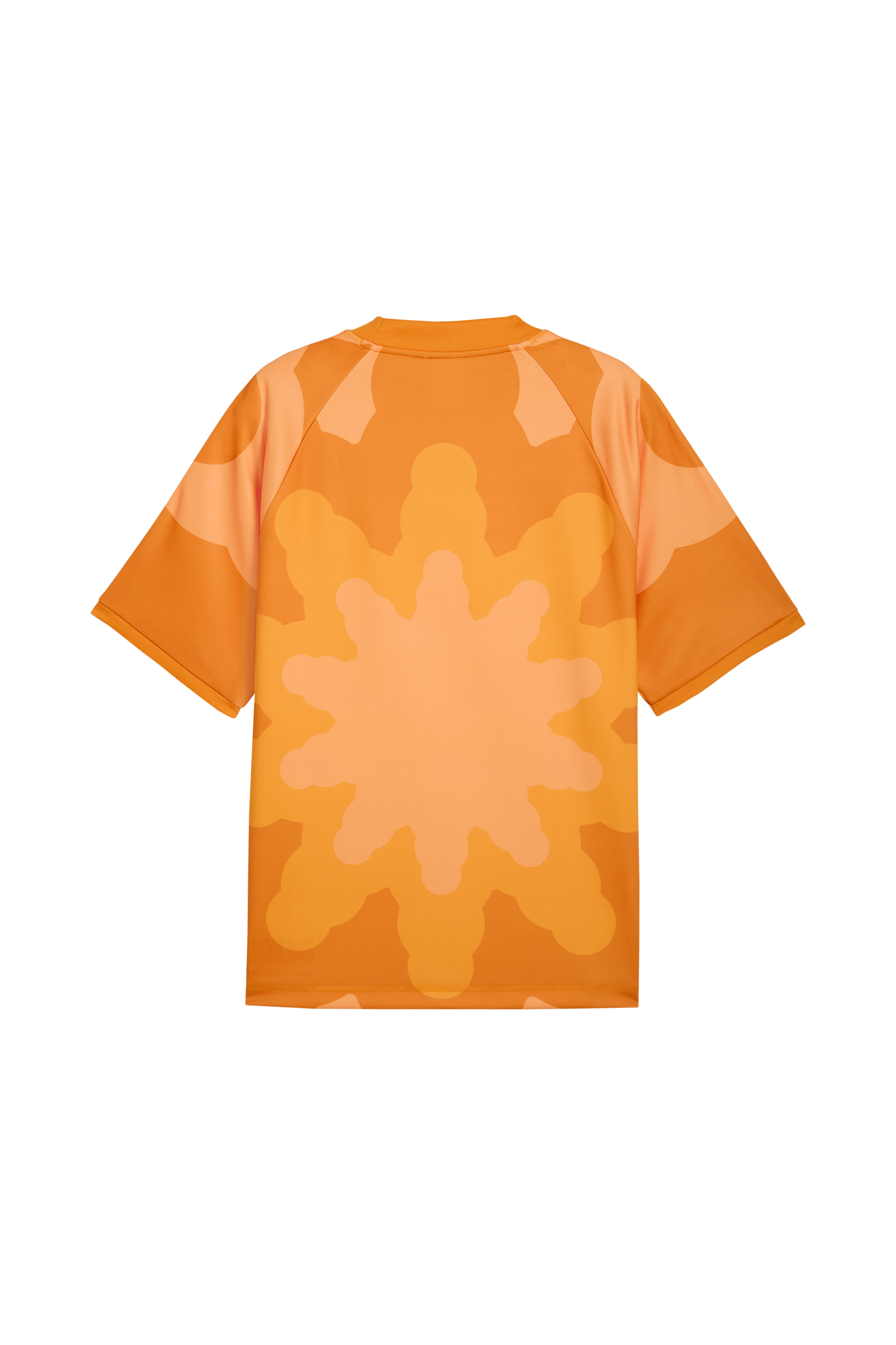 Regular-fit round-neck cotton T-shirt | Orange PUMA Men
