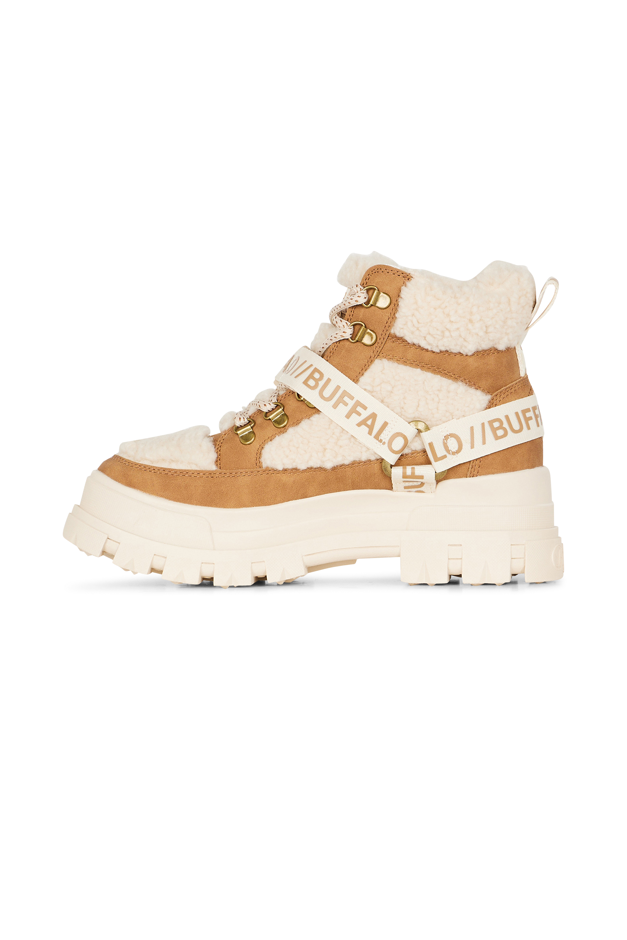 Baskets montantes Beige