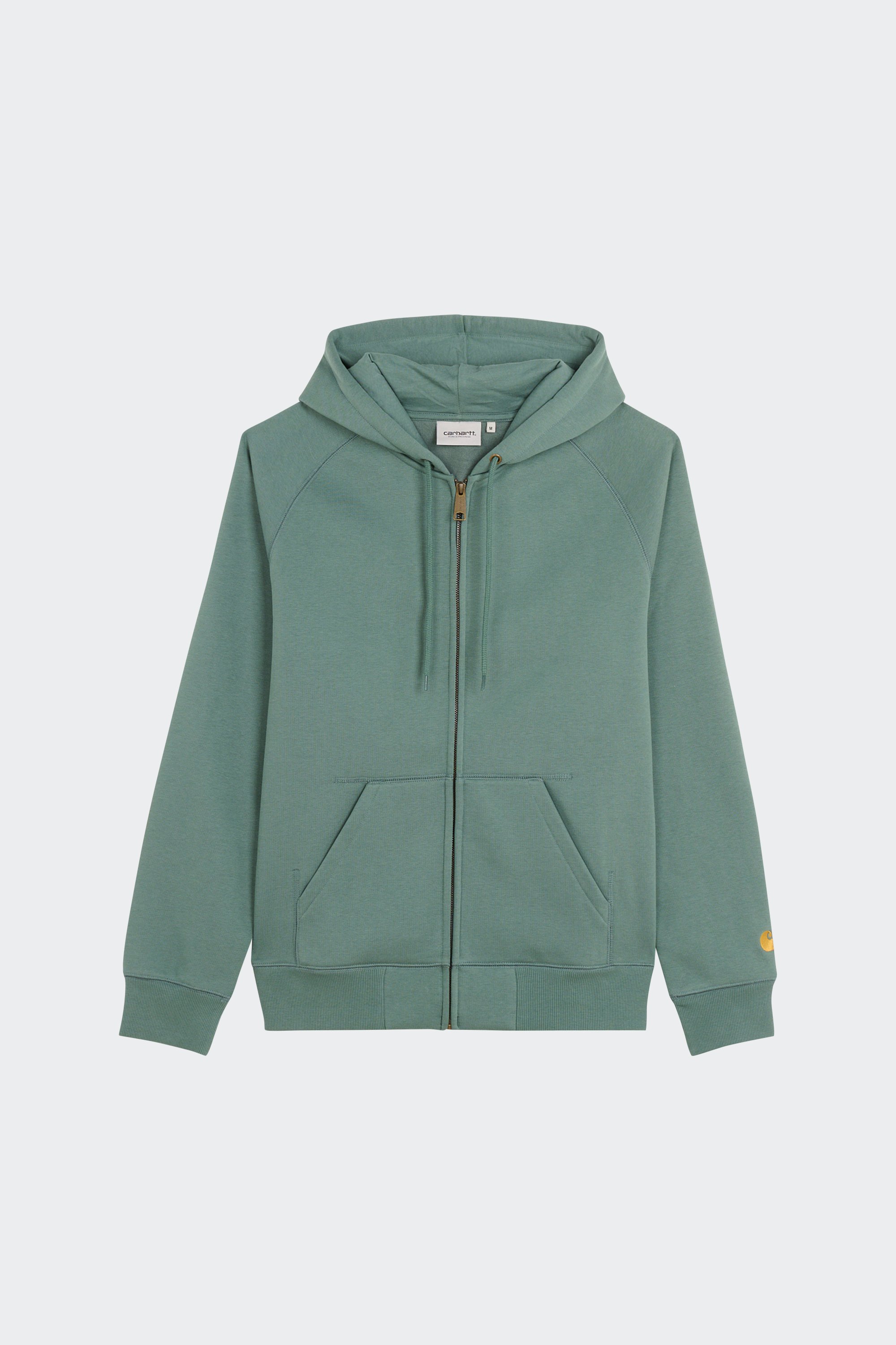 zip-up hoodie | Green by CARHARTT WIP zip-up hoodie Green
