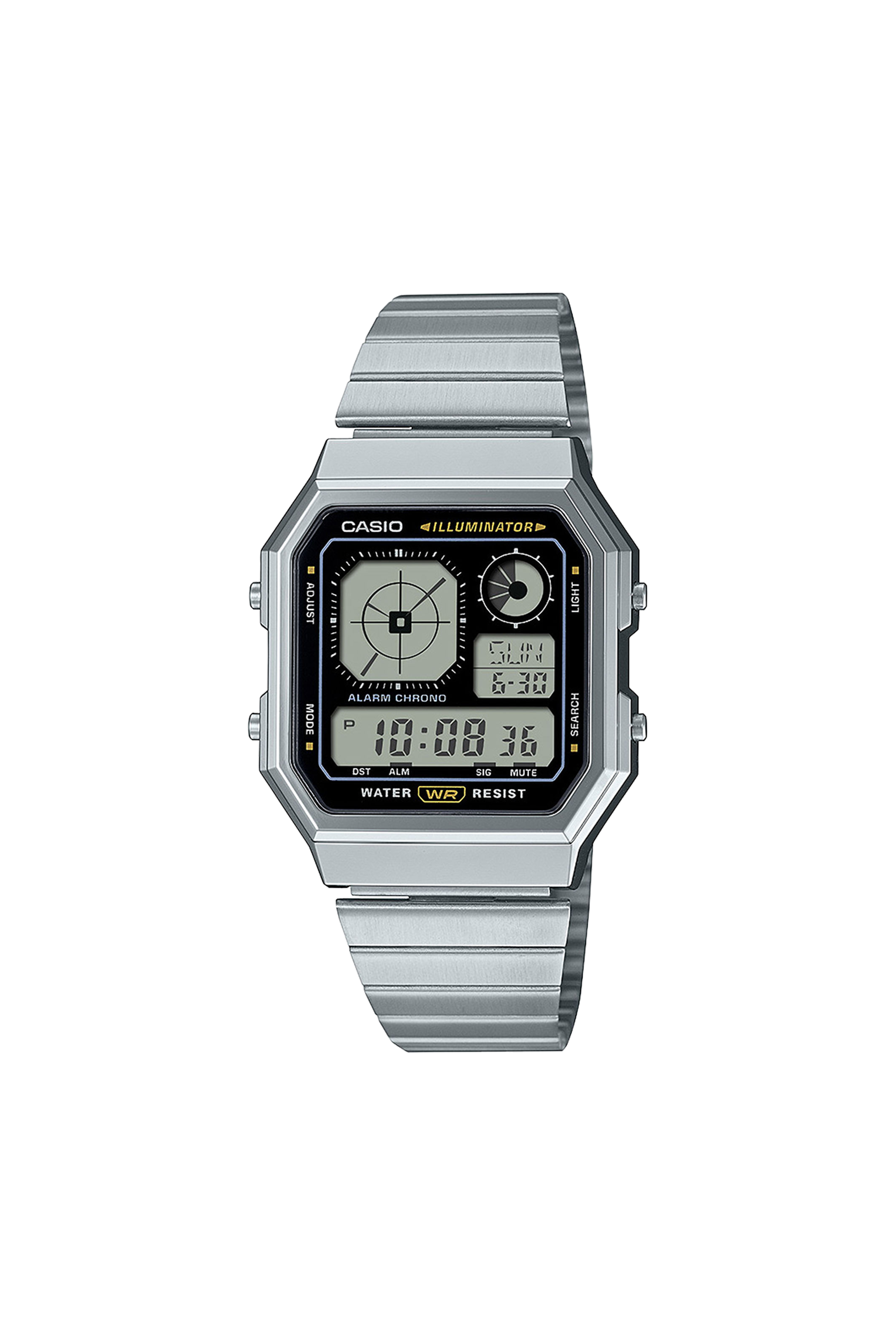 Auto-Illuminator resin watch Black