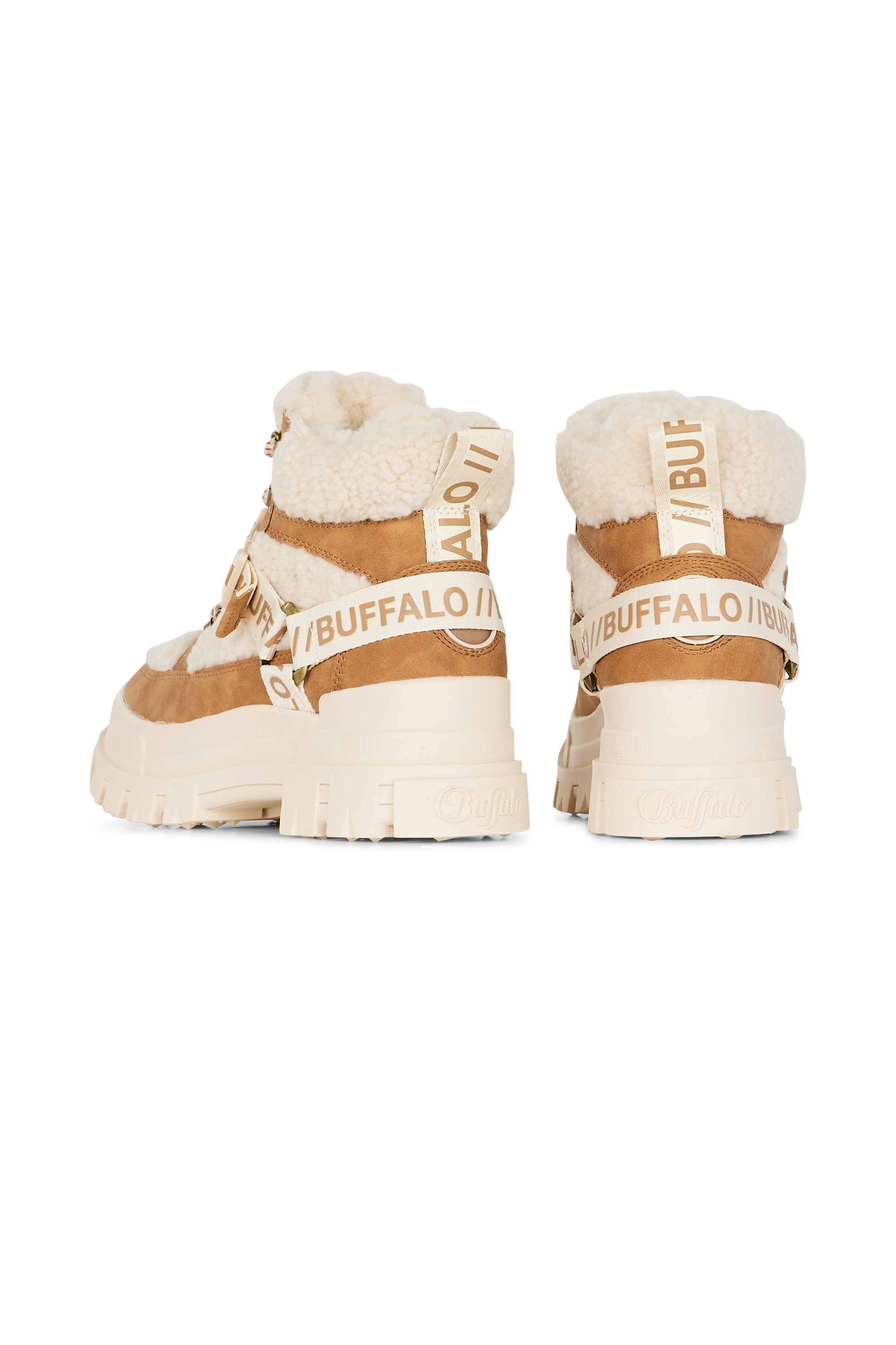 Baskets montantes Beige