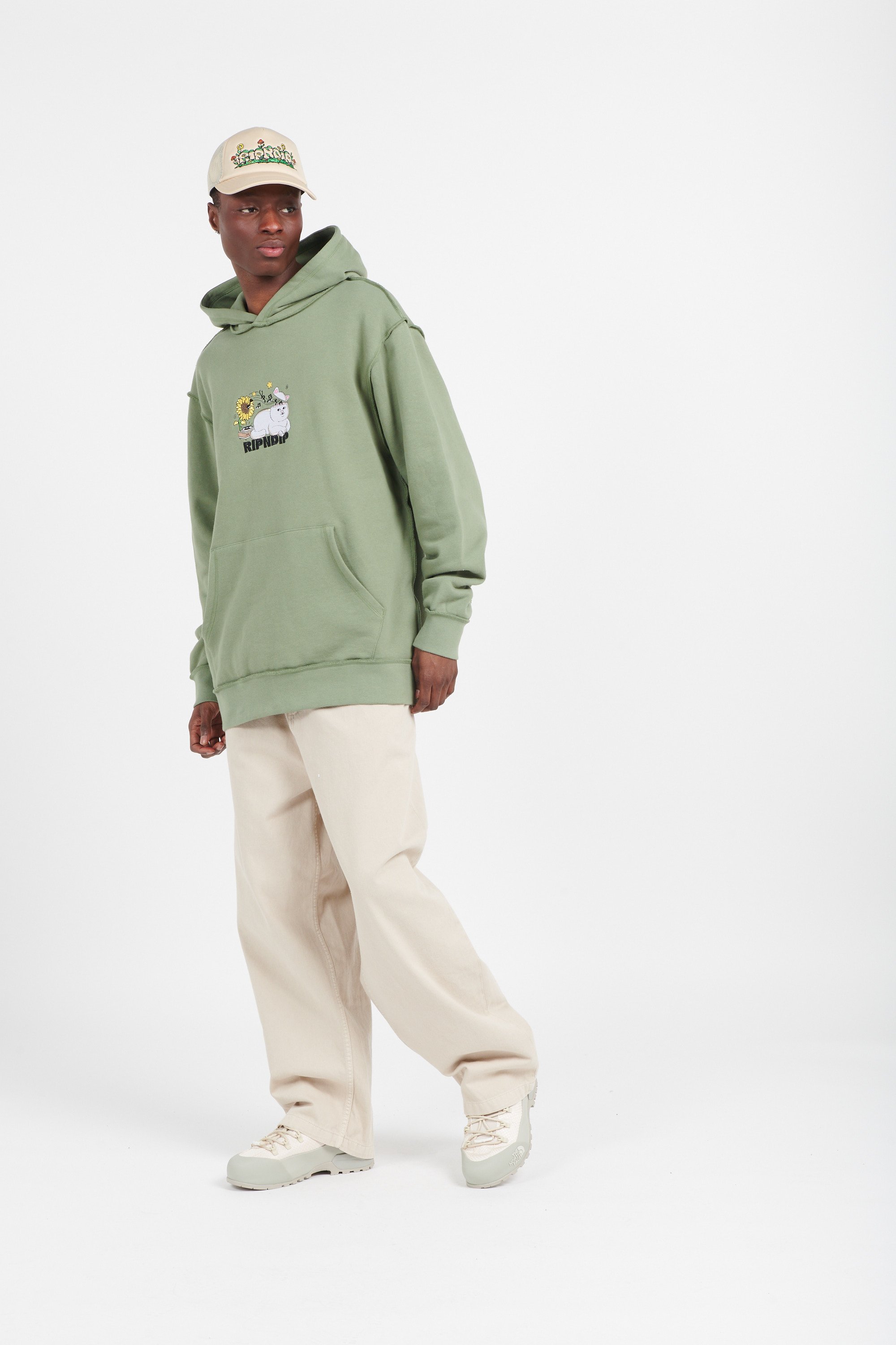 Hoodie RIPNDIP Green