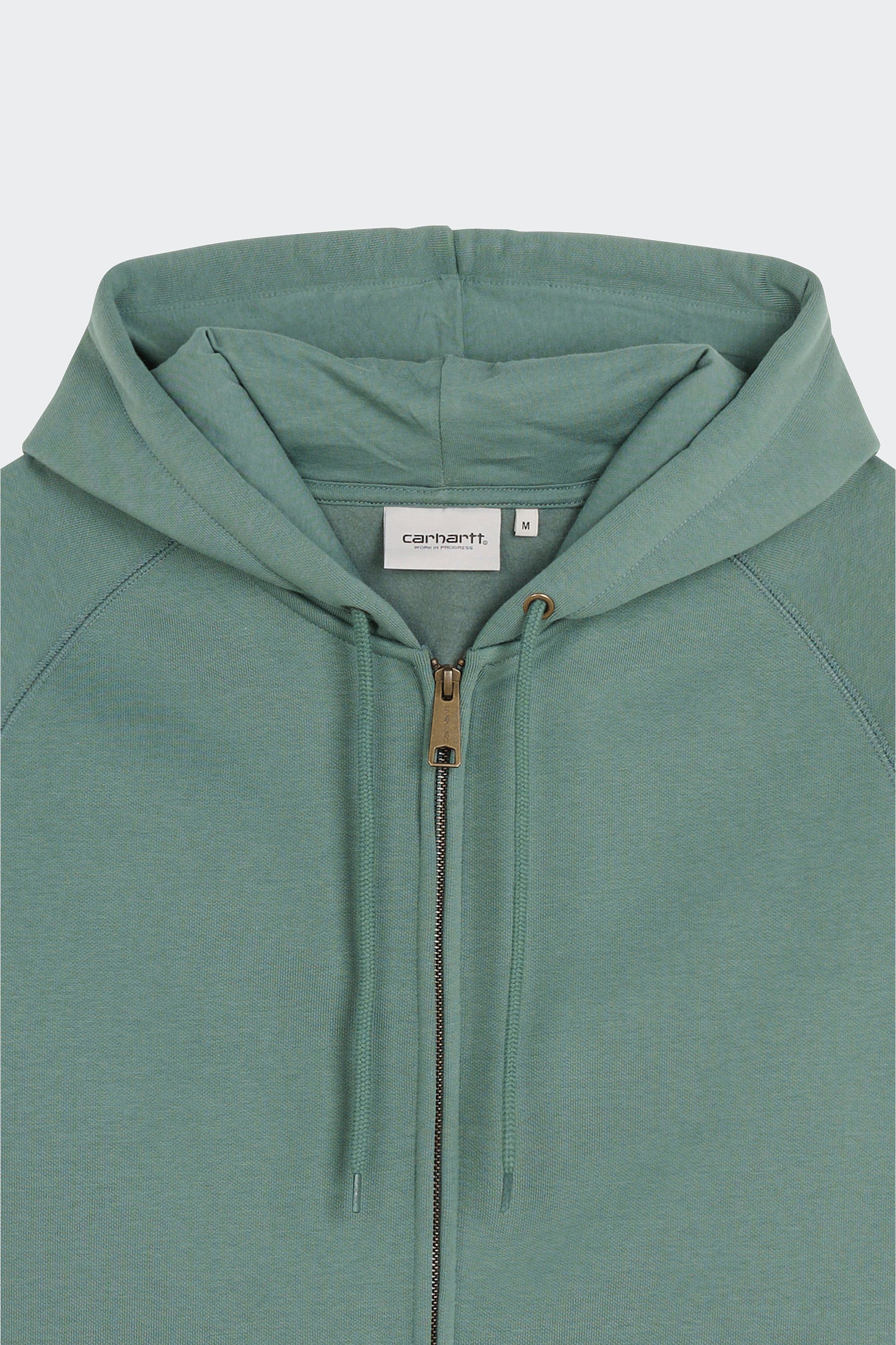 zip-up hoodie | Green by CARHARTT WIP zip-up hoodie Green