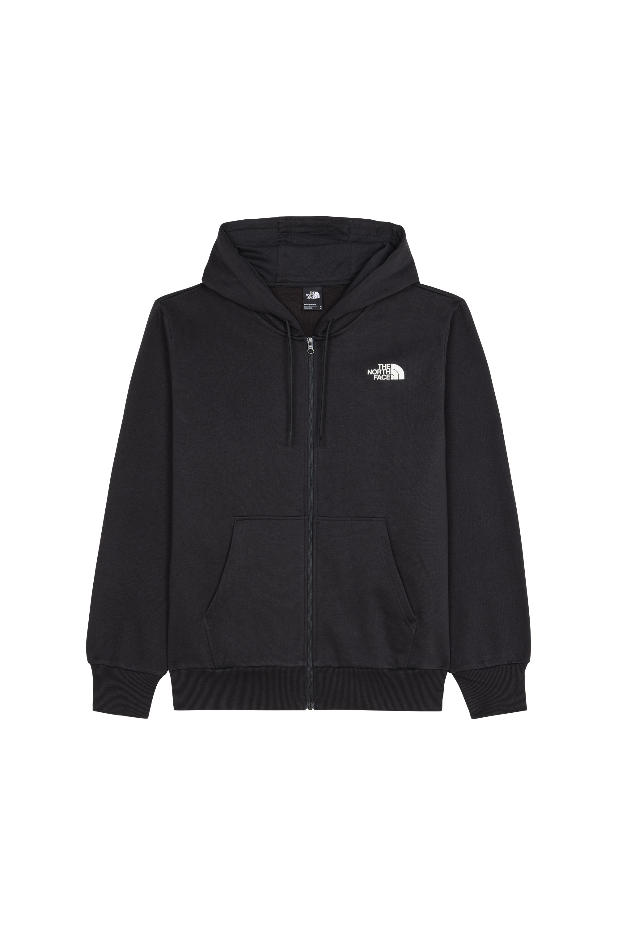 Zip-up hoodie Black