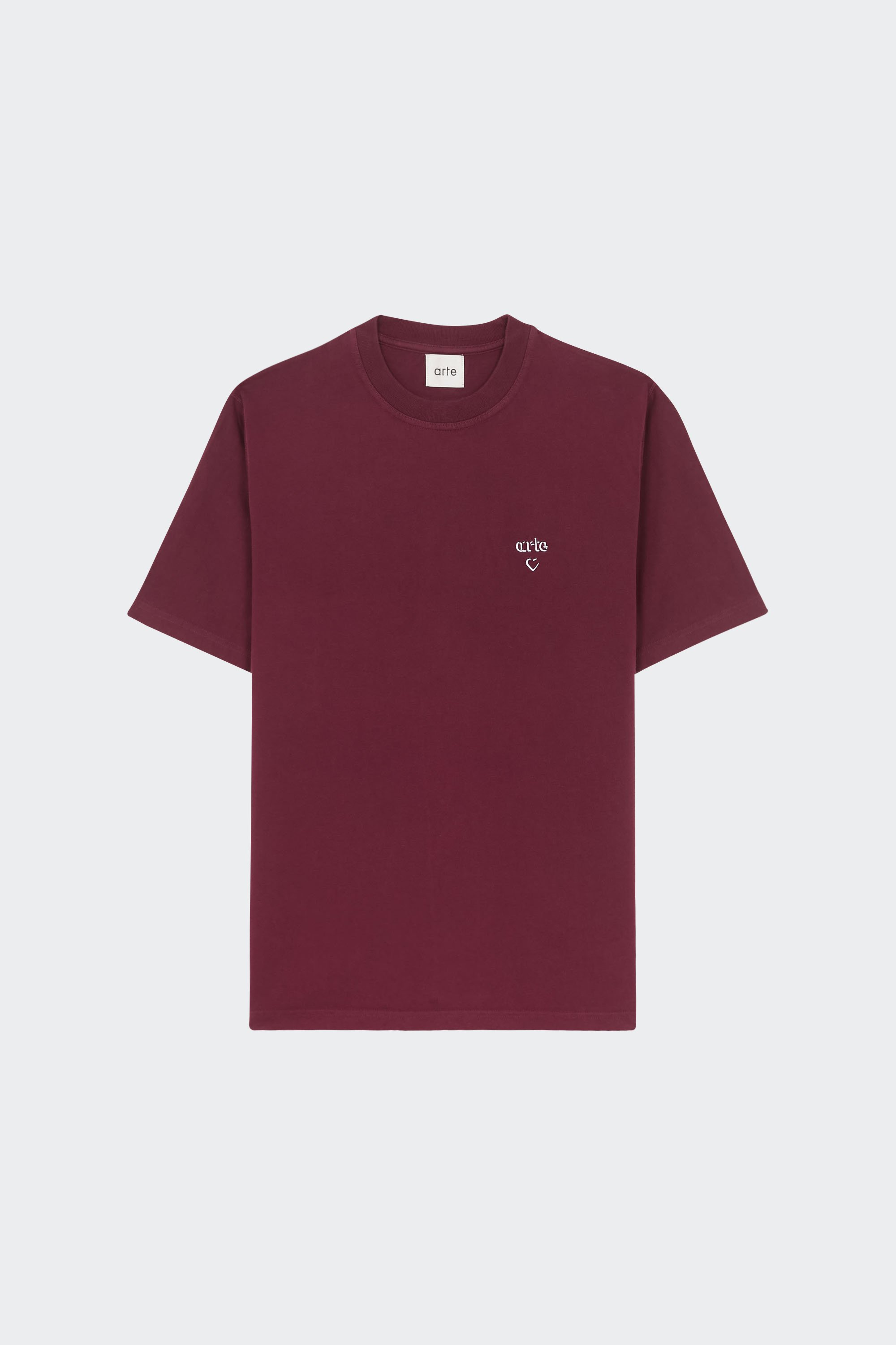 neck cotton t shirt Arte heart t Library-urShops Men