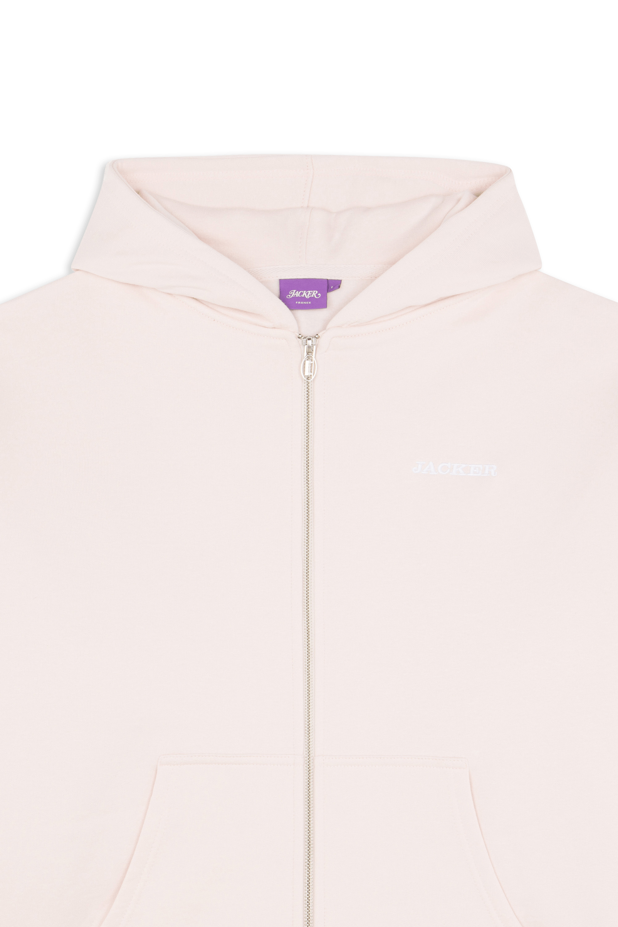 Hoodie zippé Rose