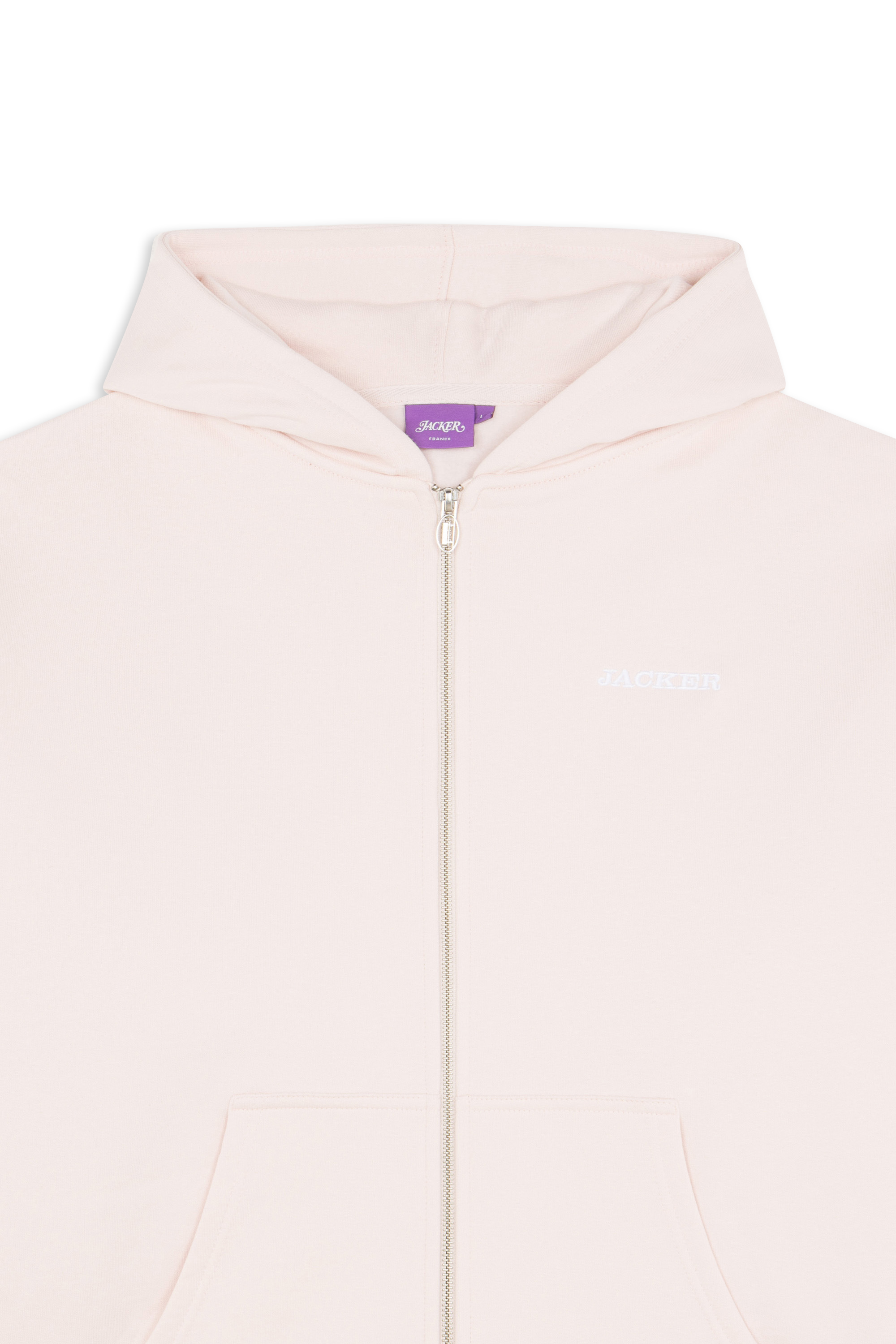 Hoodie zippé Rose