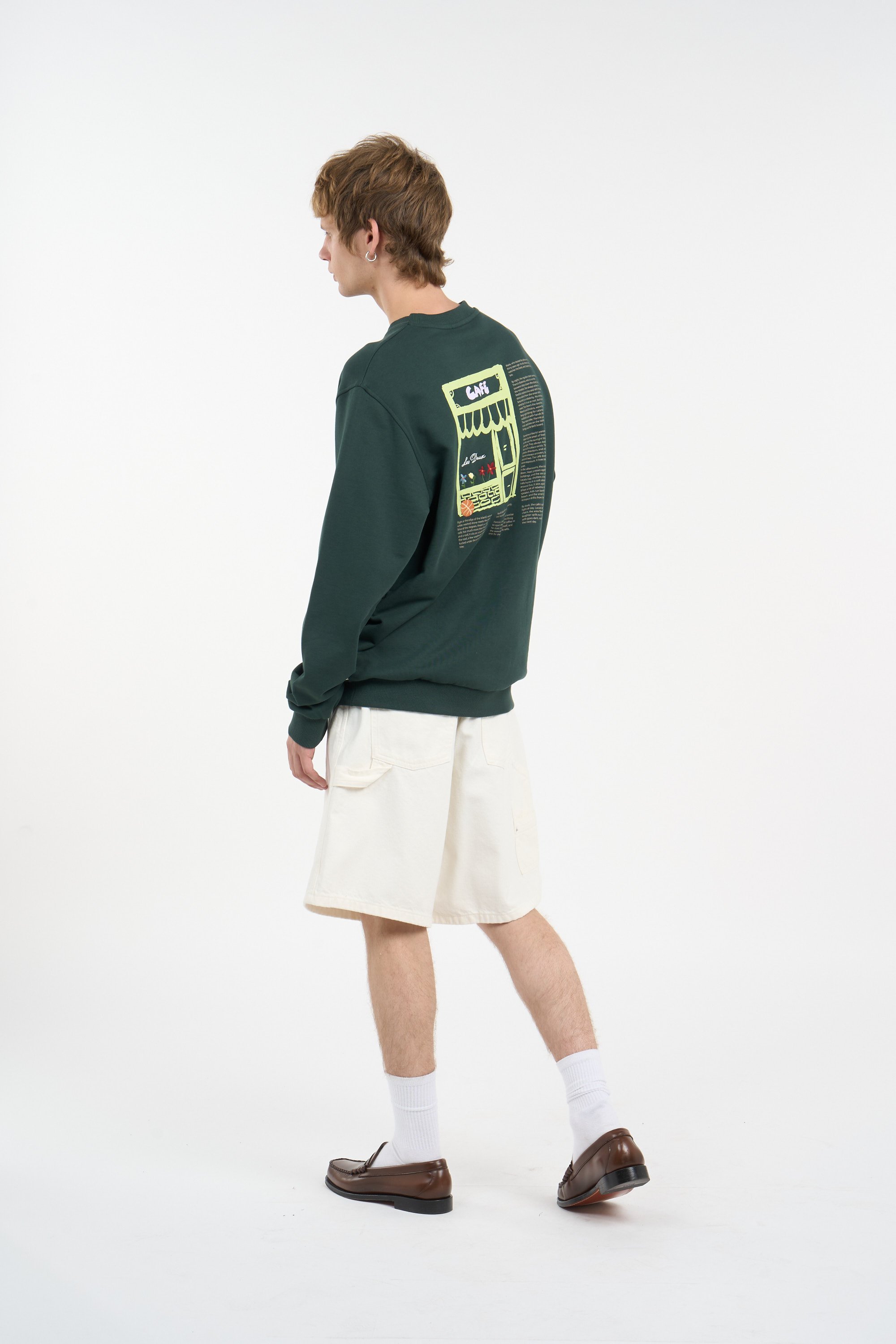 Sweatshirt | Green LES DEUX Men