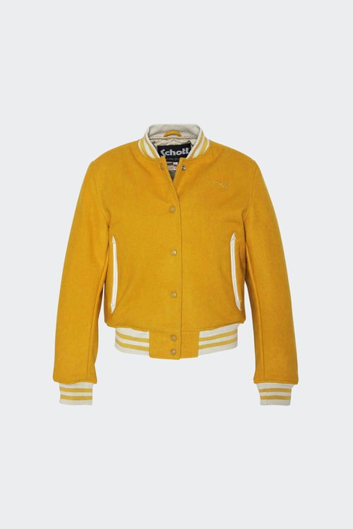 SCHOTT Blouson Jaune