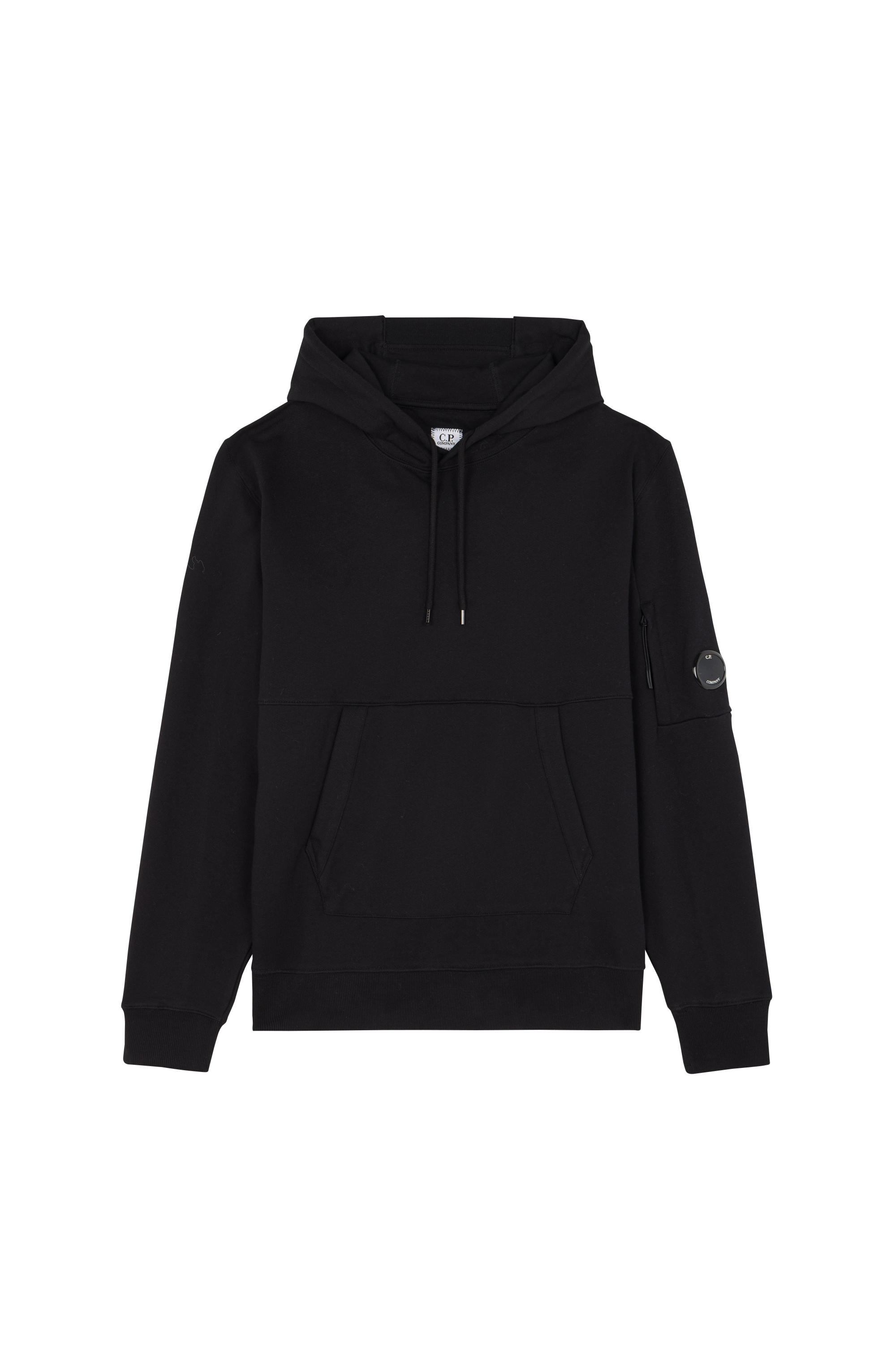 Hoodie DIAGONAL RAISED FLEECE HOODED LENS SWEATSHIRT Black