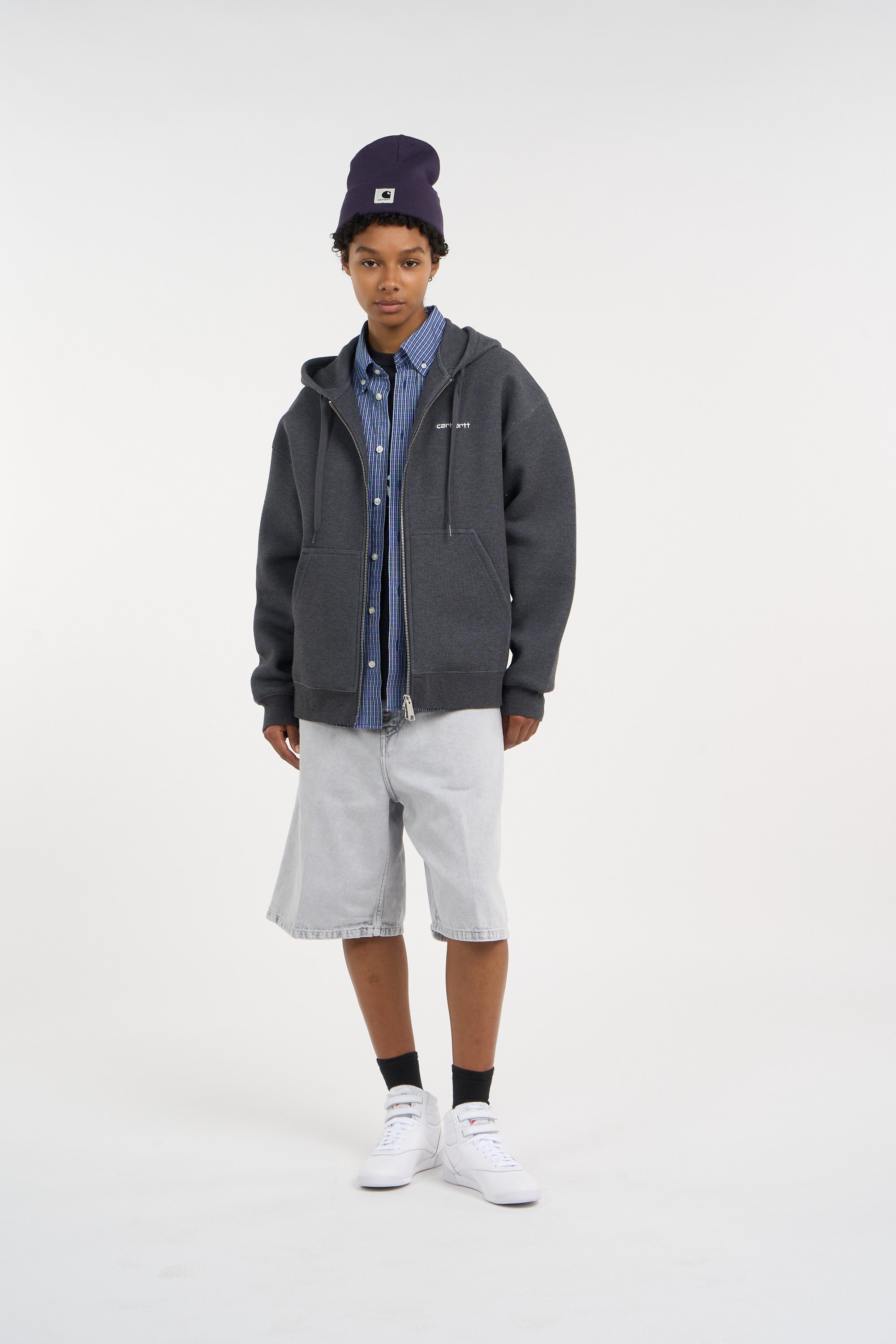 Hoodie zippé CARHARTT WIP Noir