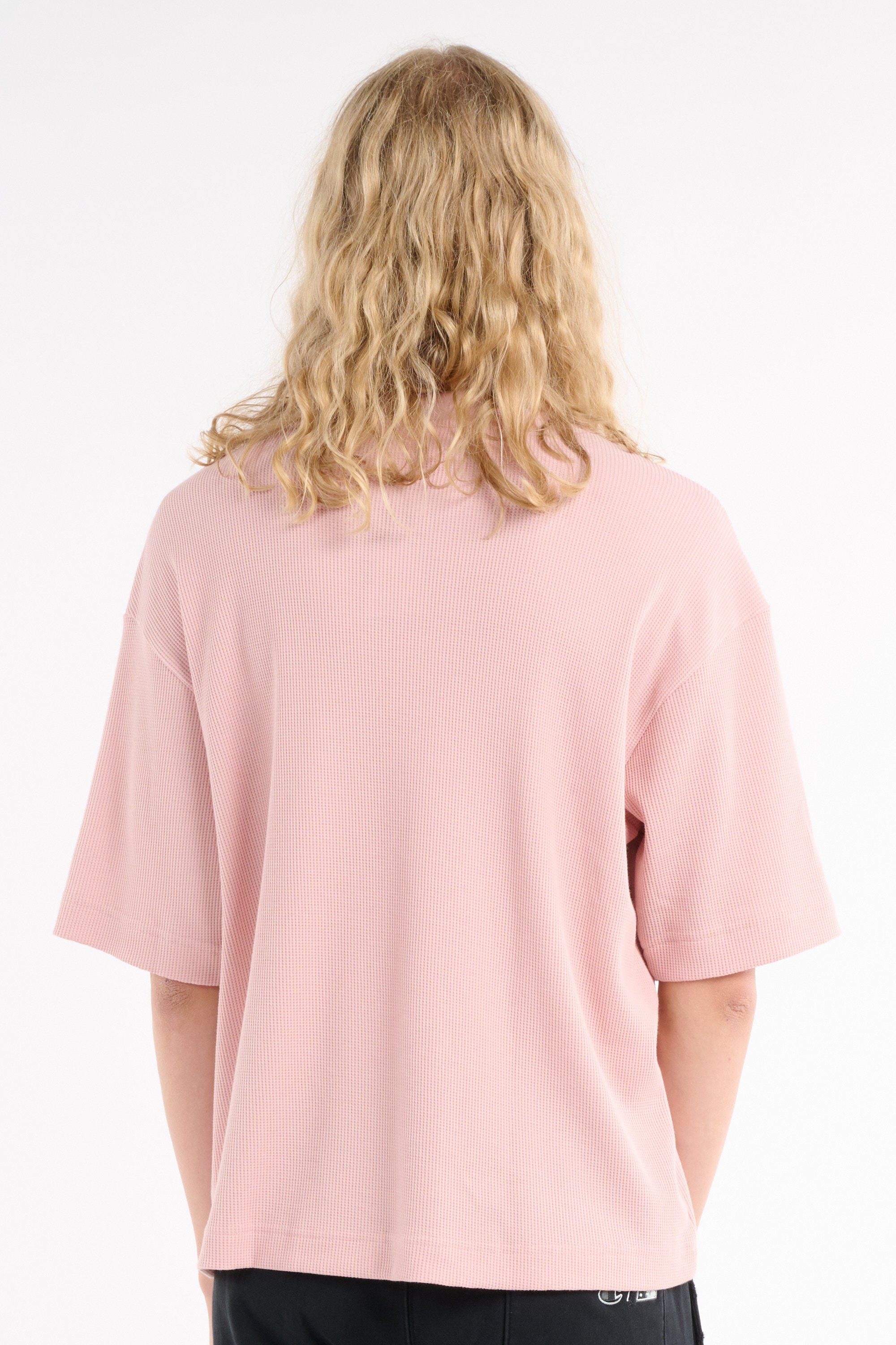Regular-fit round-neck cotton T-shirt | Pink NEW ERA Men