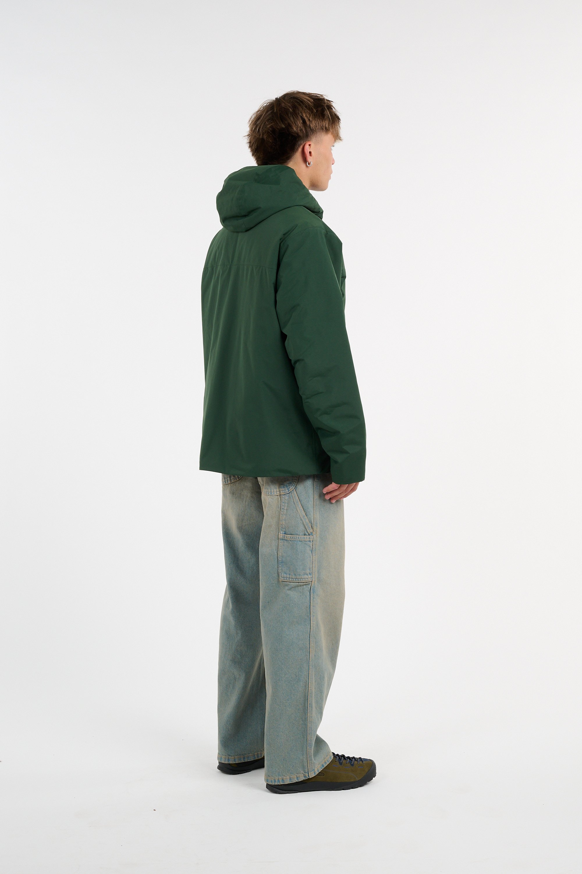 Men?s Storm 96 LO fabric and leather sneakers | Khaki KEEN Men