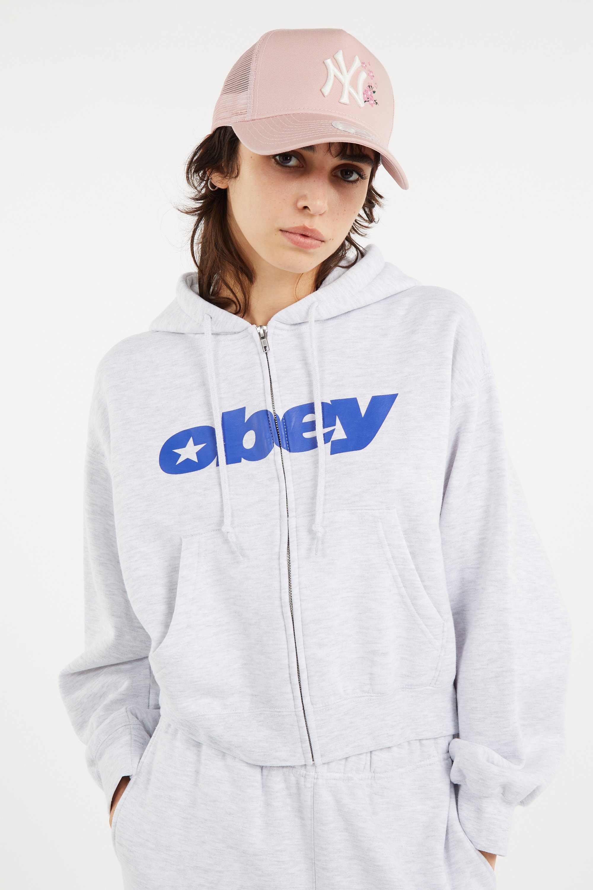 Hoodie | Gris OBEY Femme