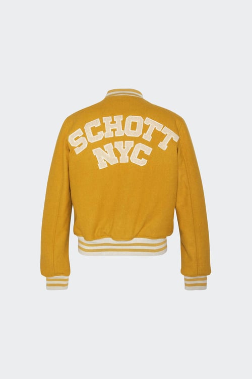 SCHOTT Blouson Jaune