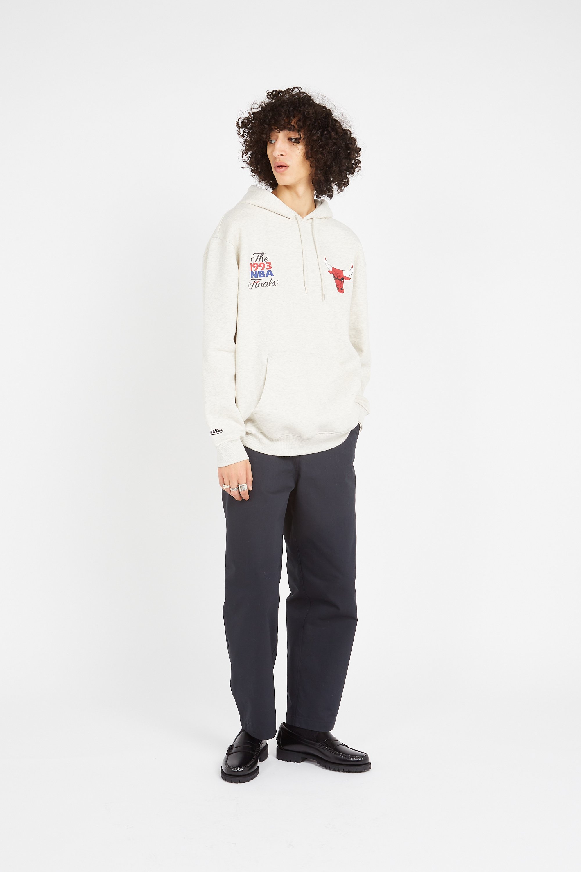 Hoodie MITCHELL & NESS Grey