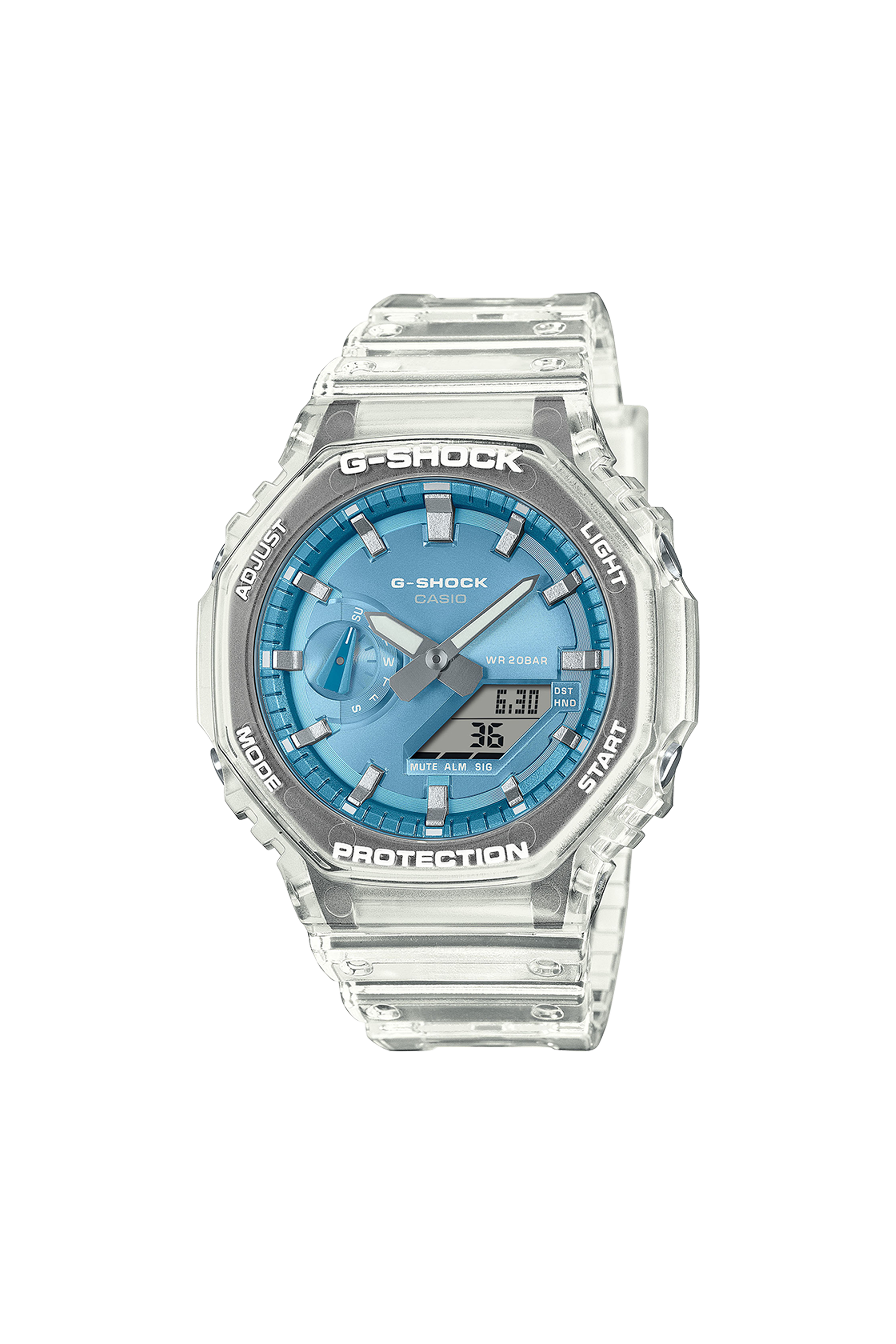 Auto-Illuminator resin watch Multicolored