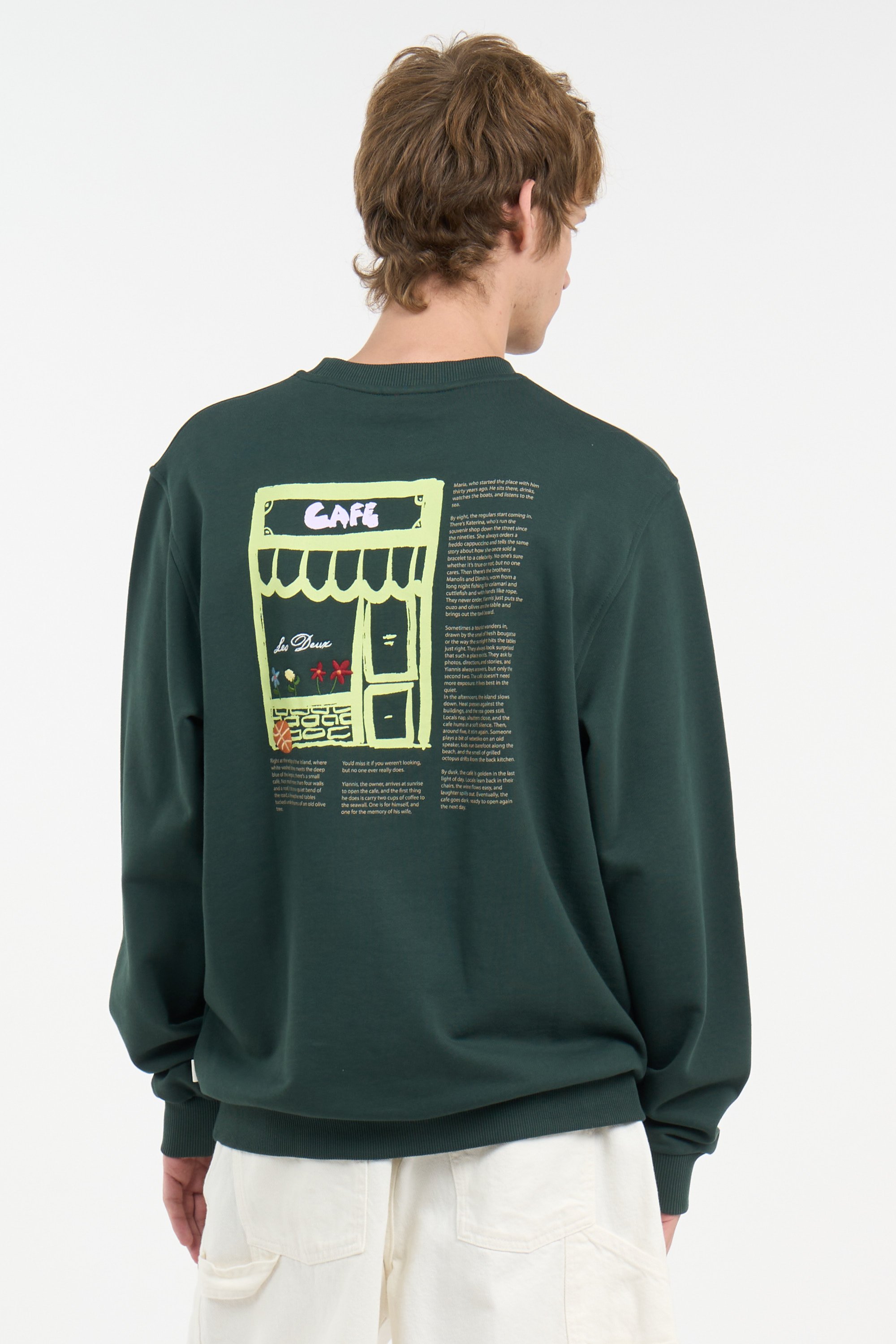 Sweatshirt | Green LES DEUX Men