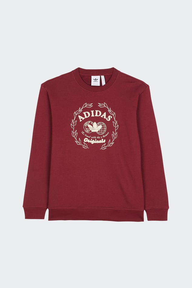 Sweat adidas rouge homme hotsell