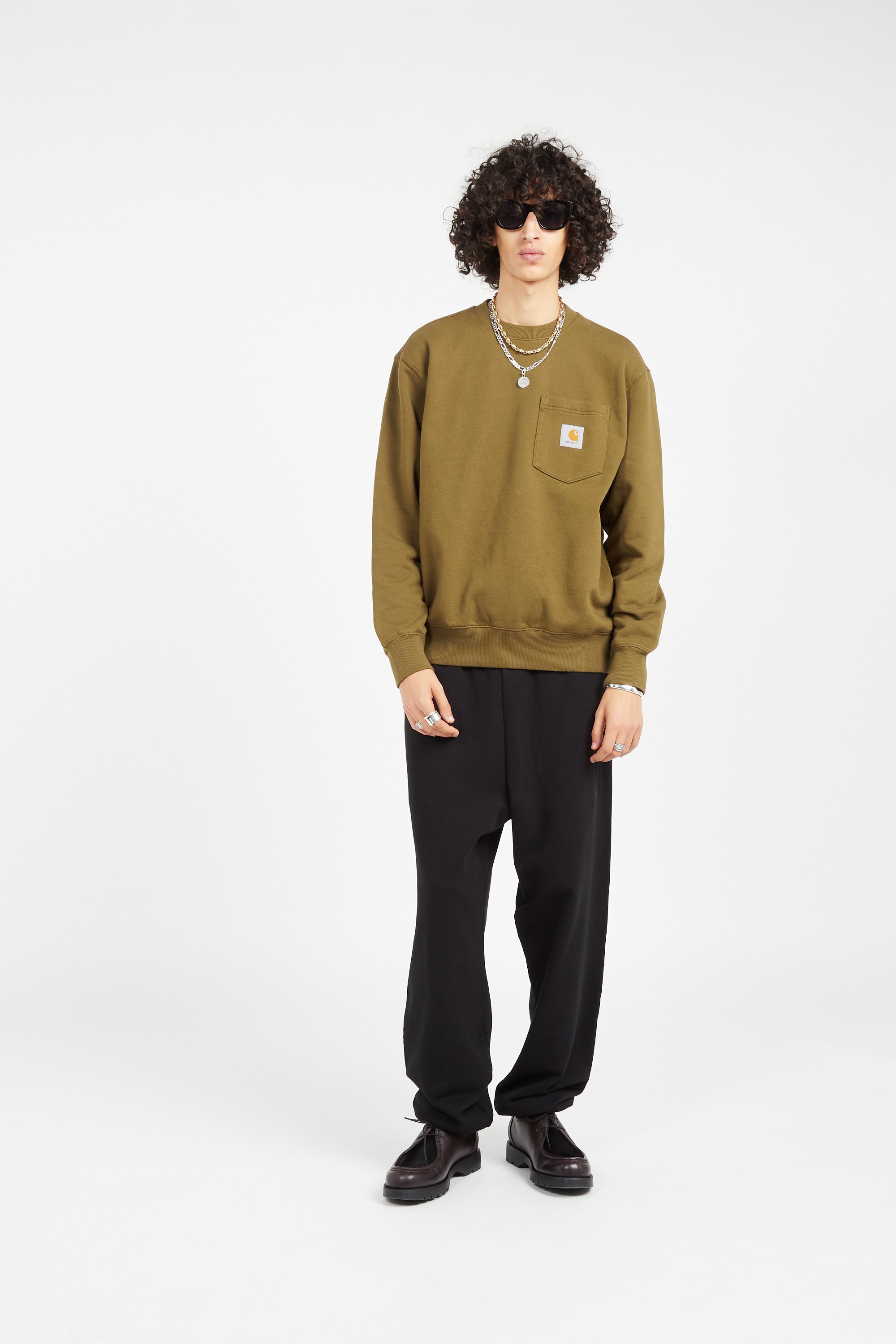 Carhartt khaki sweatshirt sale