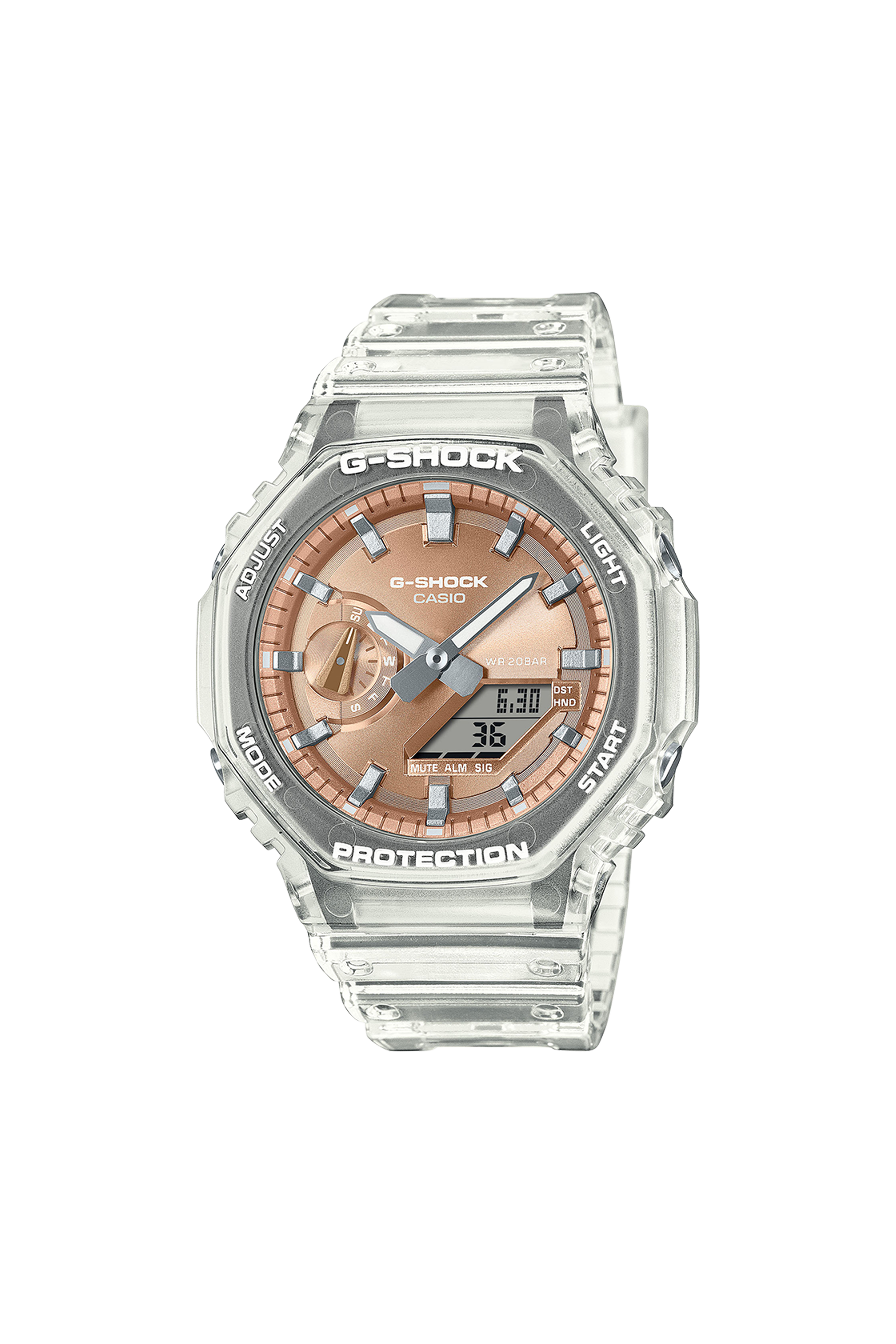 Auto-Illuminator resin watch Multicolored