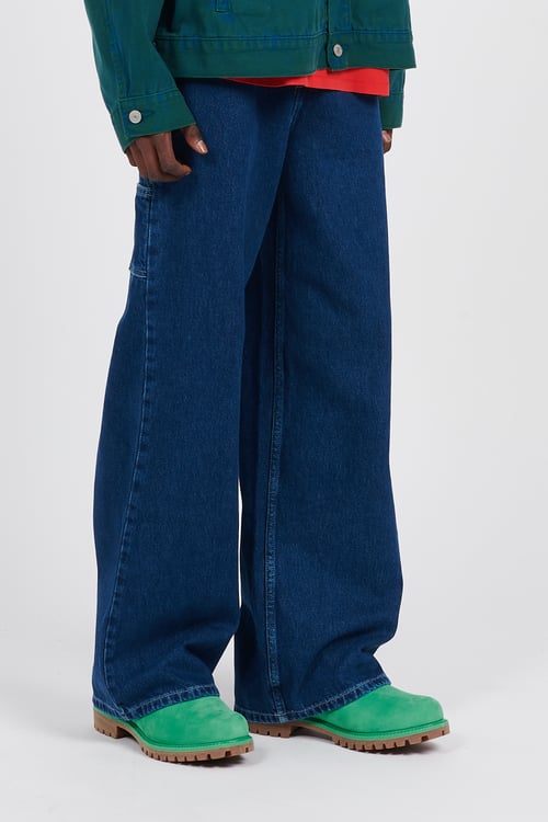 CARHARTT WIP Straight leg jeans Blue