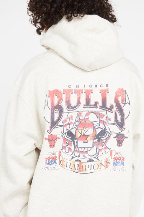 MITCHELL & NESS Hoodie Gris