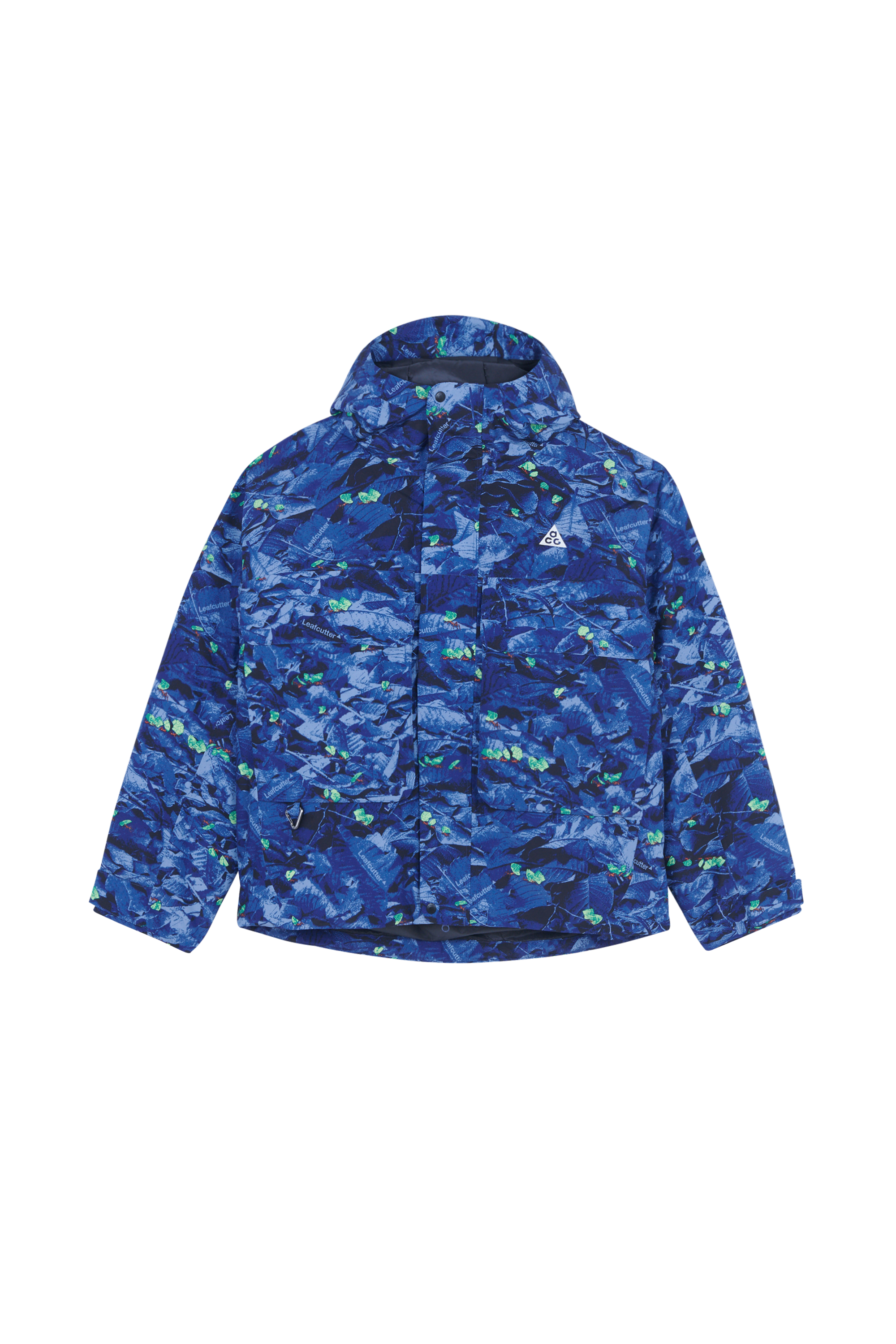 Lightweight quilted padded jacket with high neck Blue