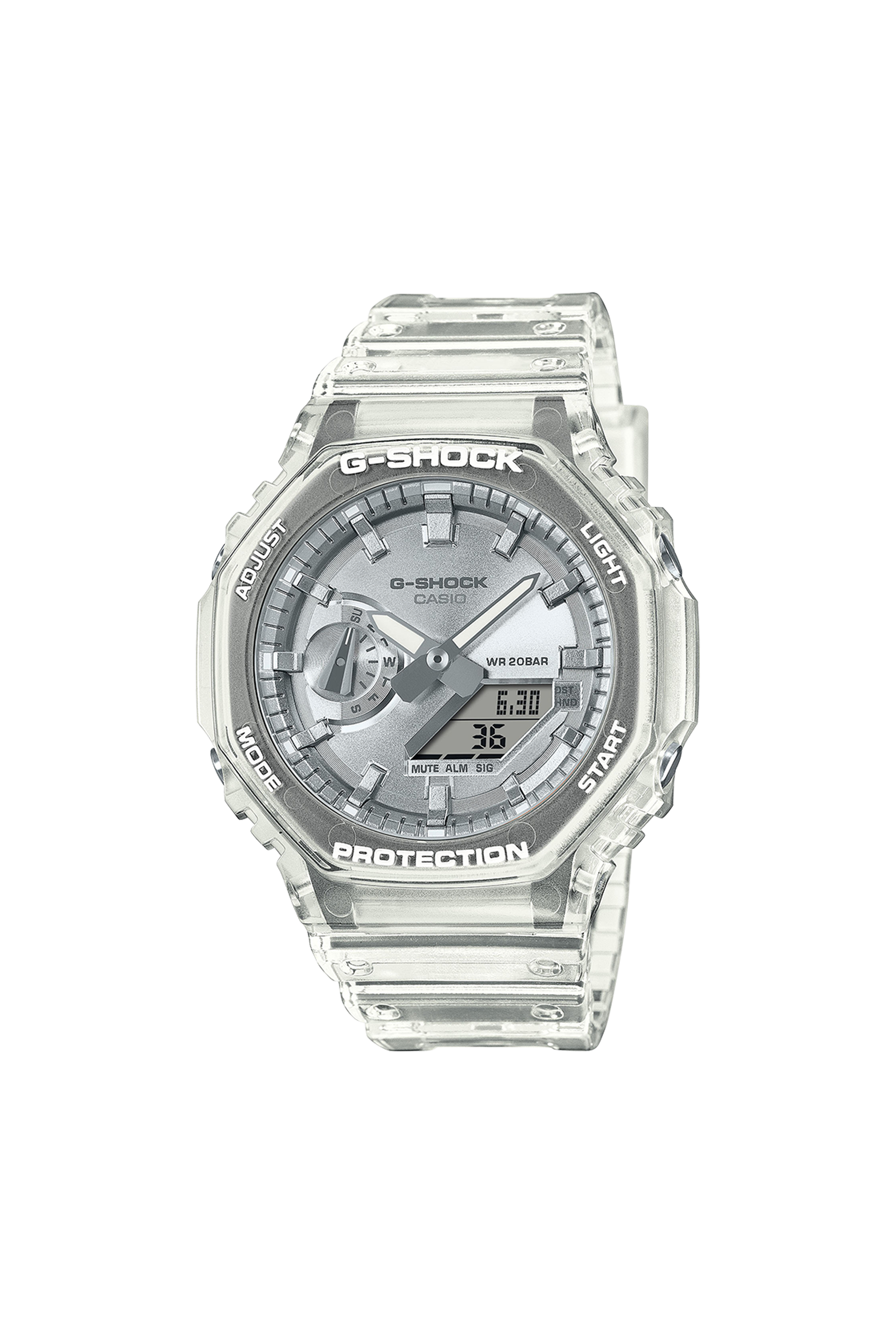 Auto-Illuminator resin watch White