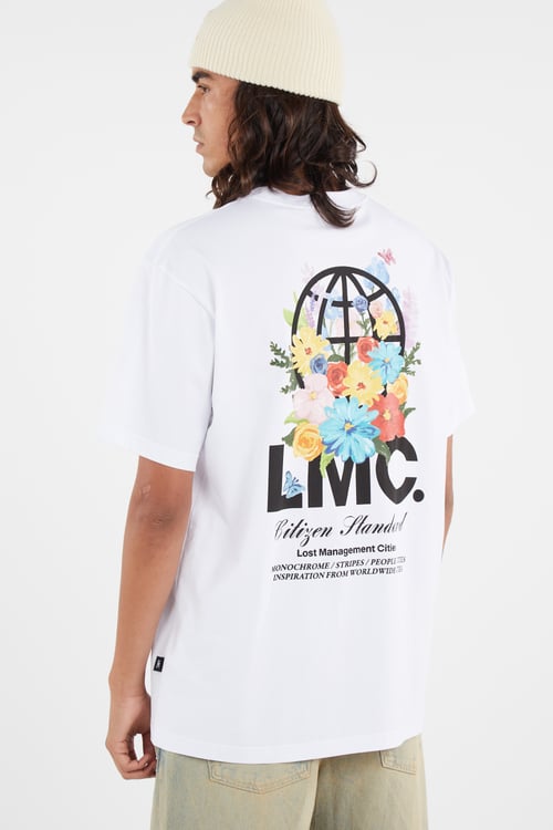 LOST MANAGEMENT CITIES T-shirt Blanc