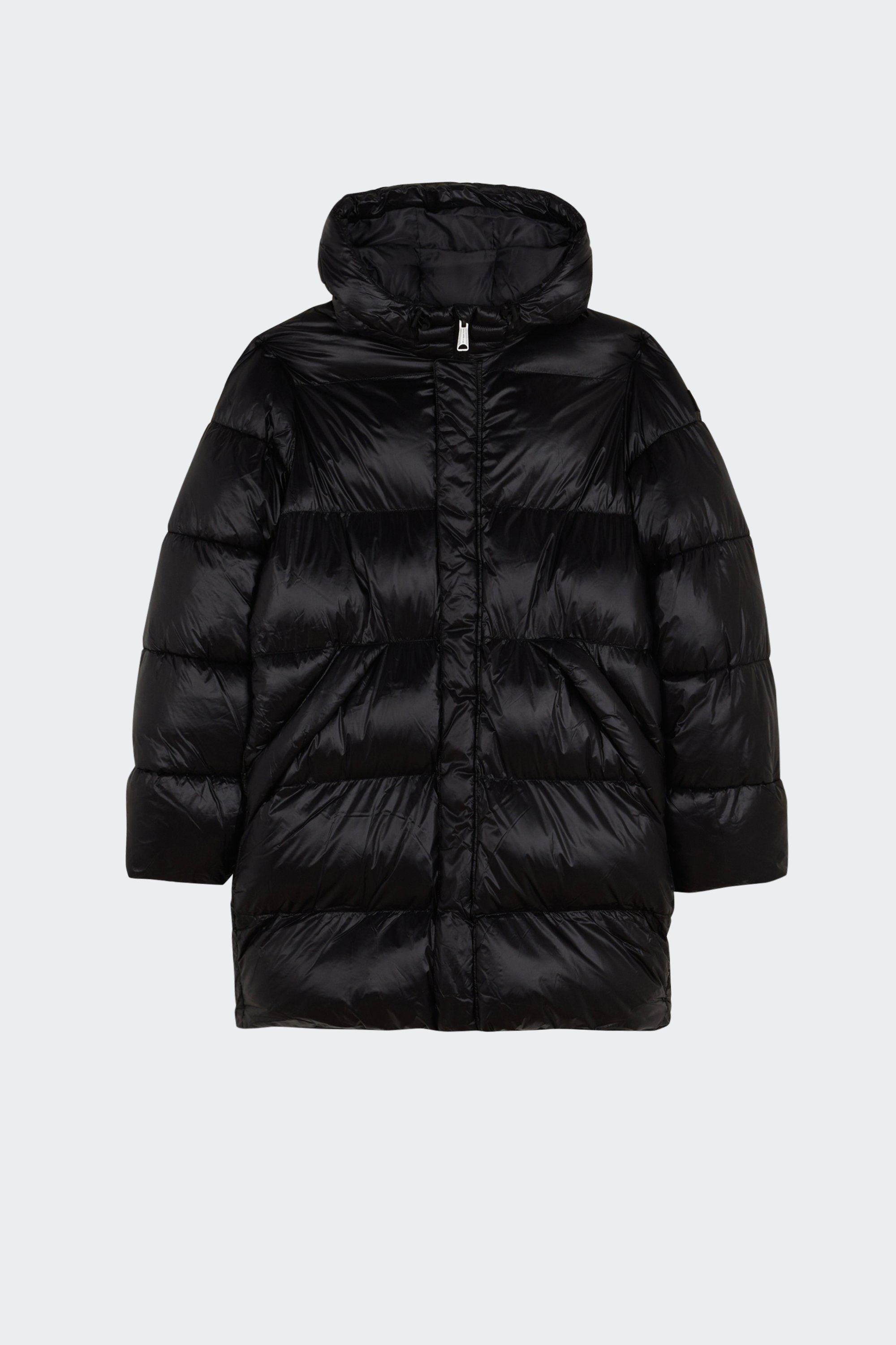 Lightweight quilted padded jacket with high neck | Black by SCHOTT Lightweight quilted padded jacket with high neck Black