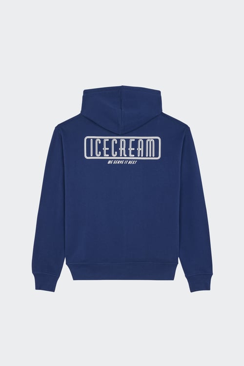 ICE CREAM Hoodie Bleu