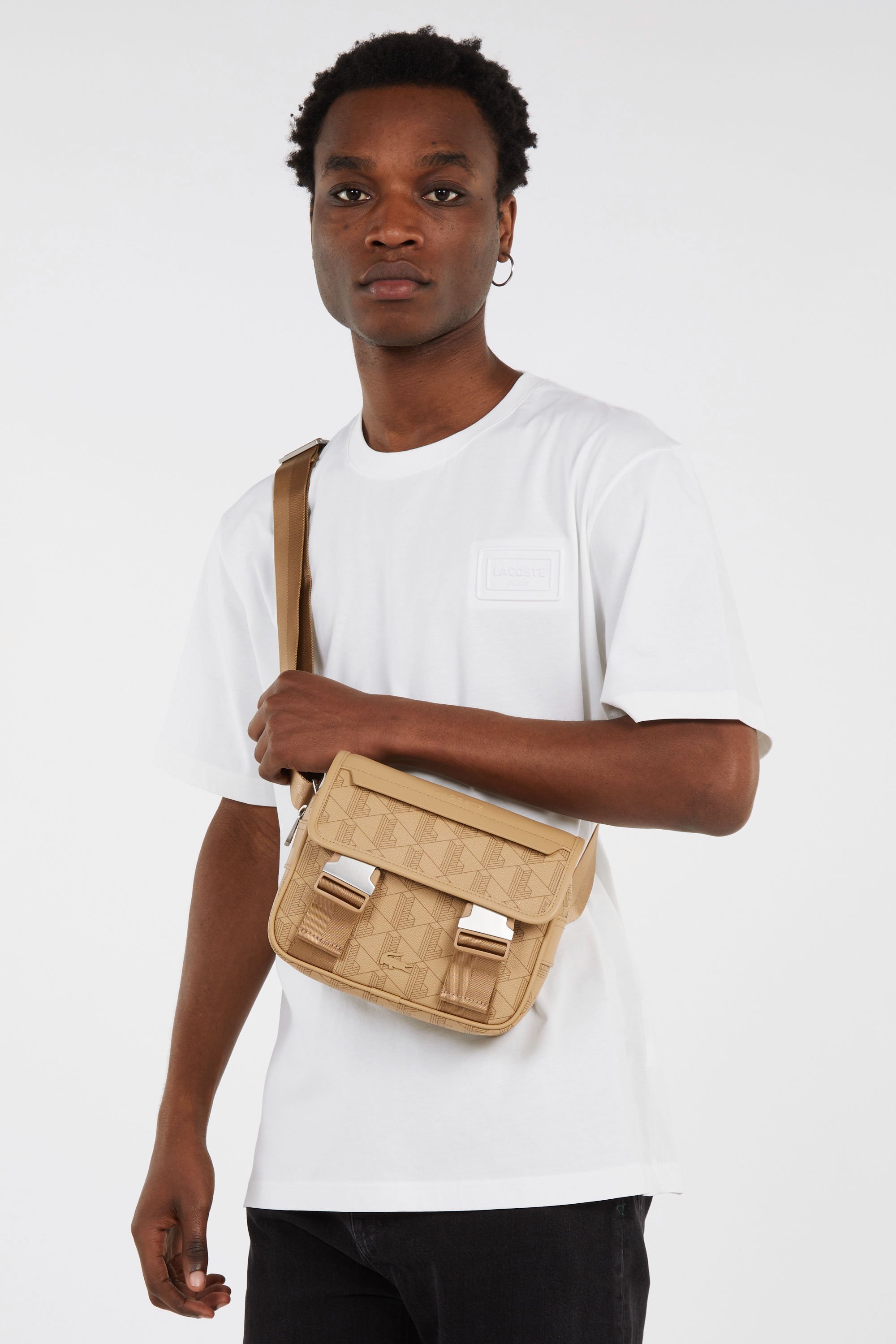 Sacoche  LACOSTE Beige