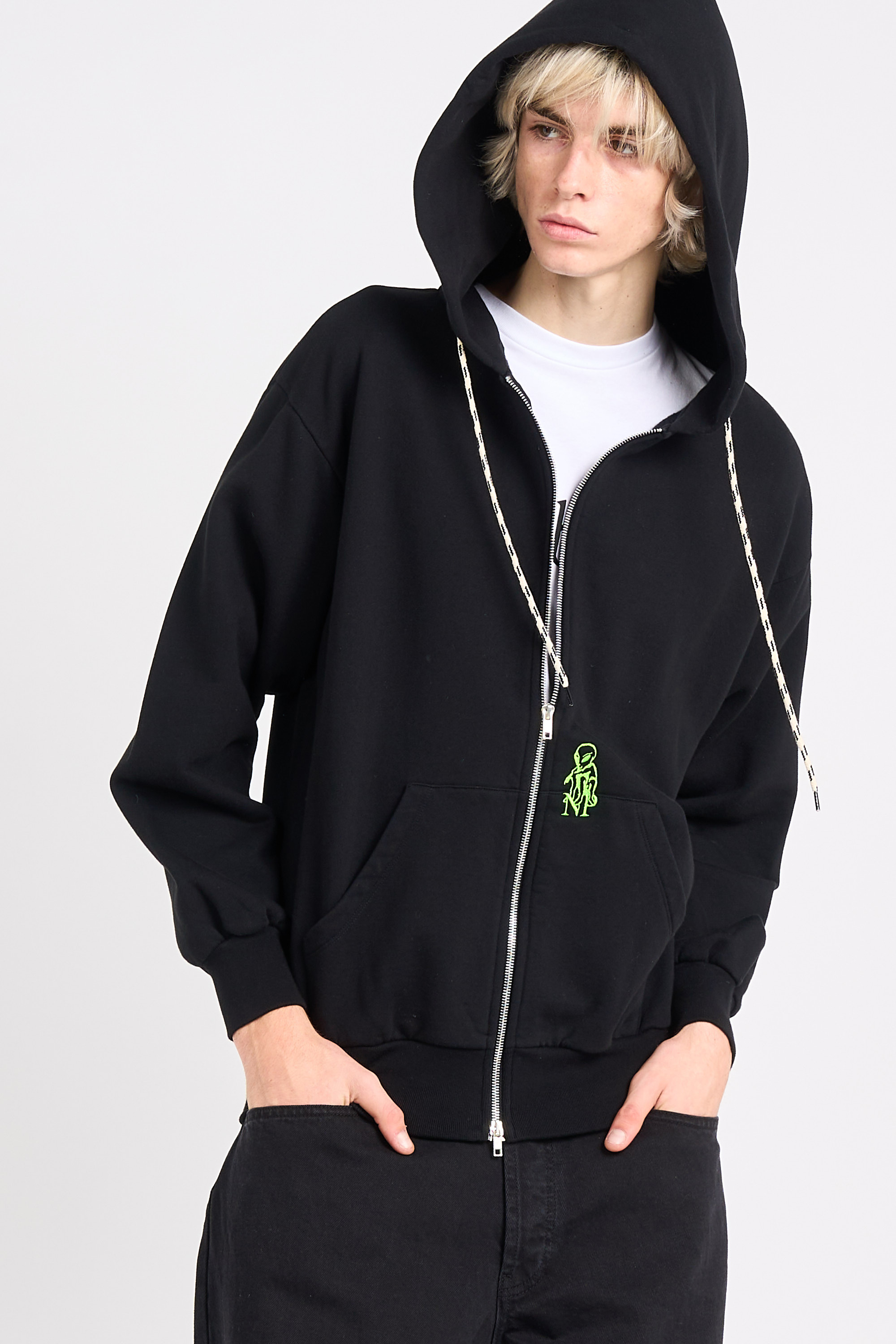 Hoodie zippé Noir