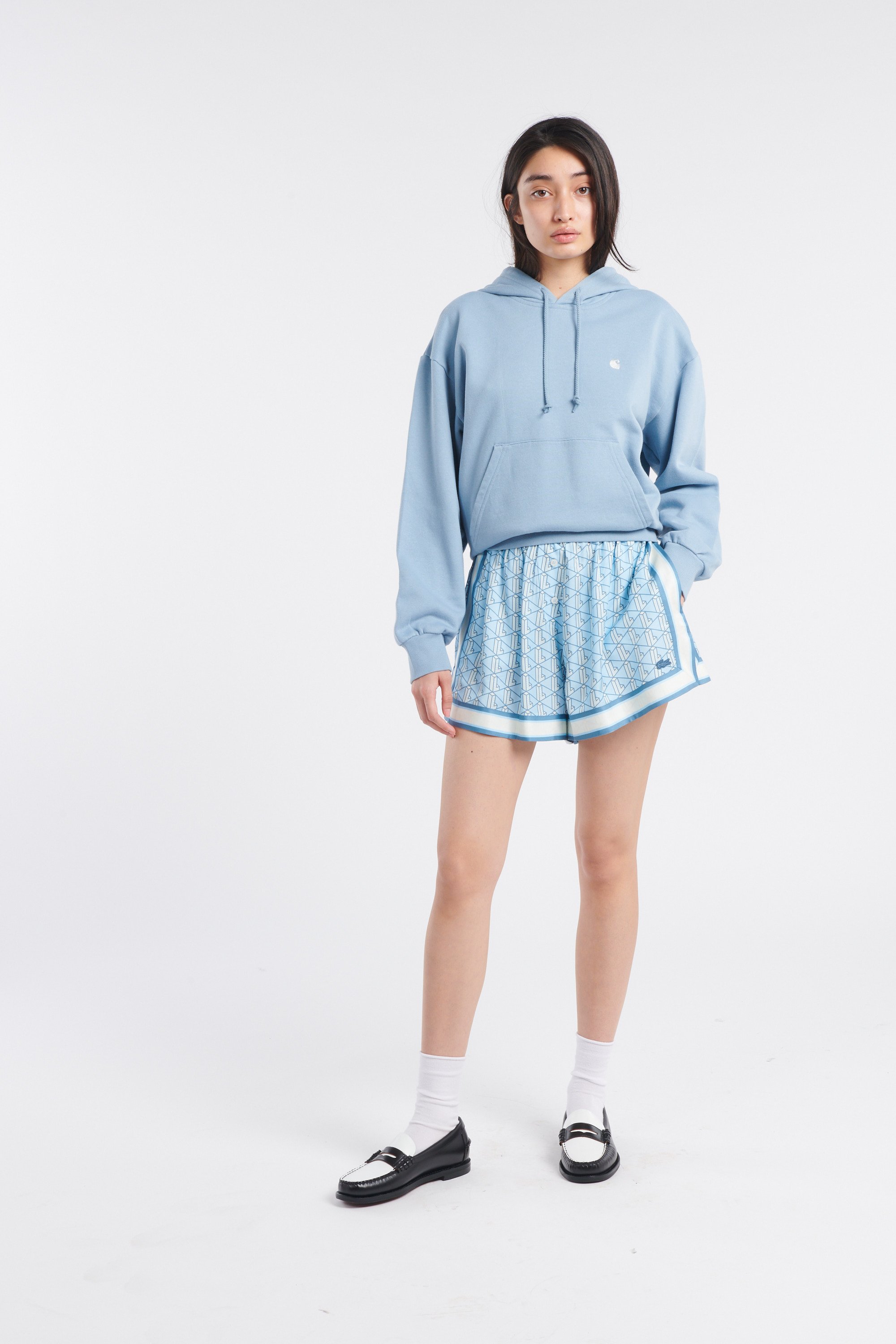 Leather deck shoes Black