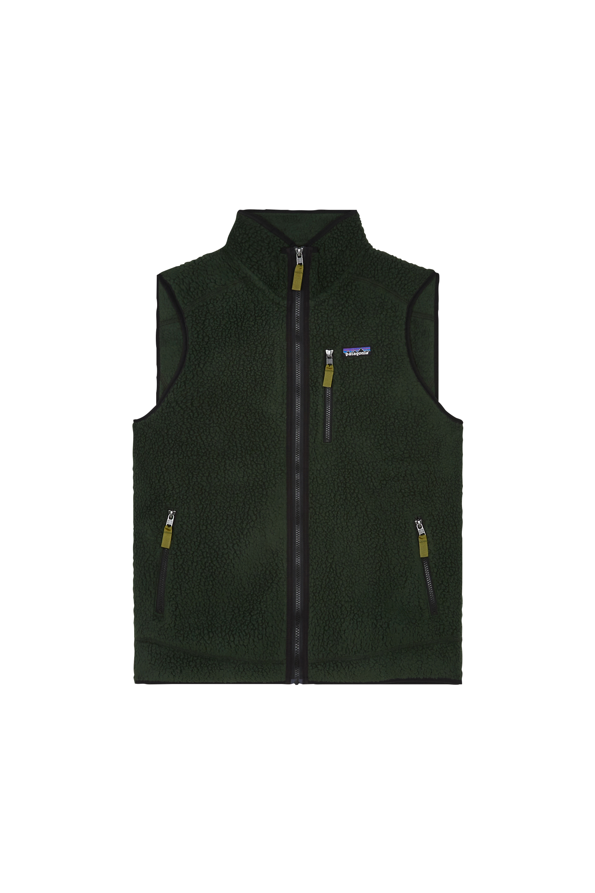 Sleeveless fleece Green