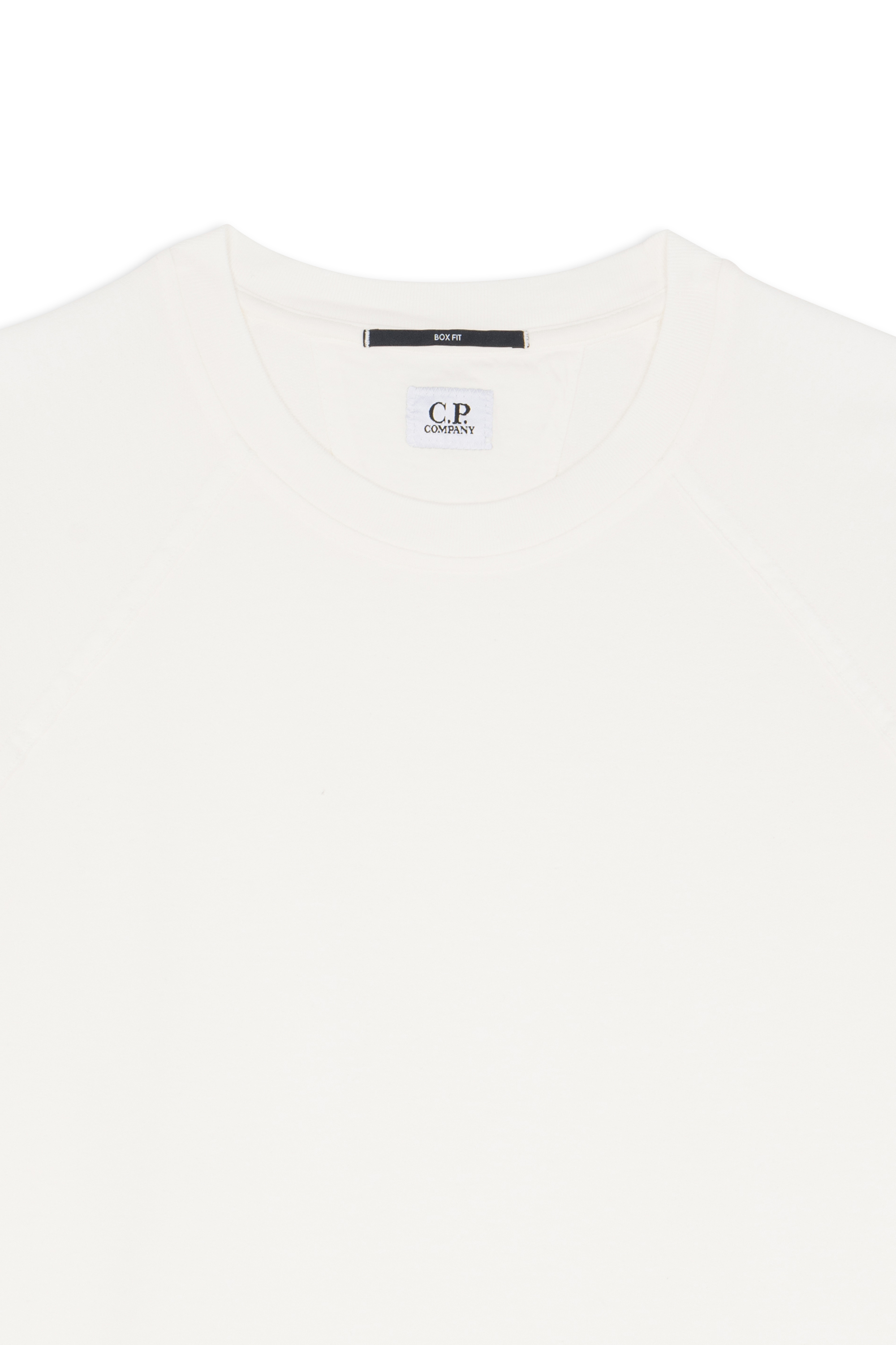 Regular-fit round-neck cotton T-shirt White