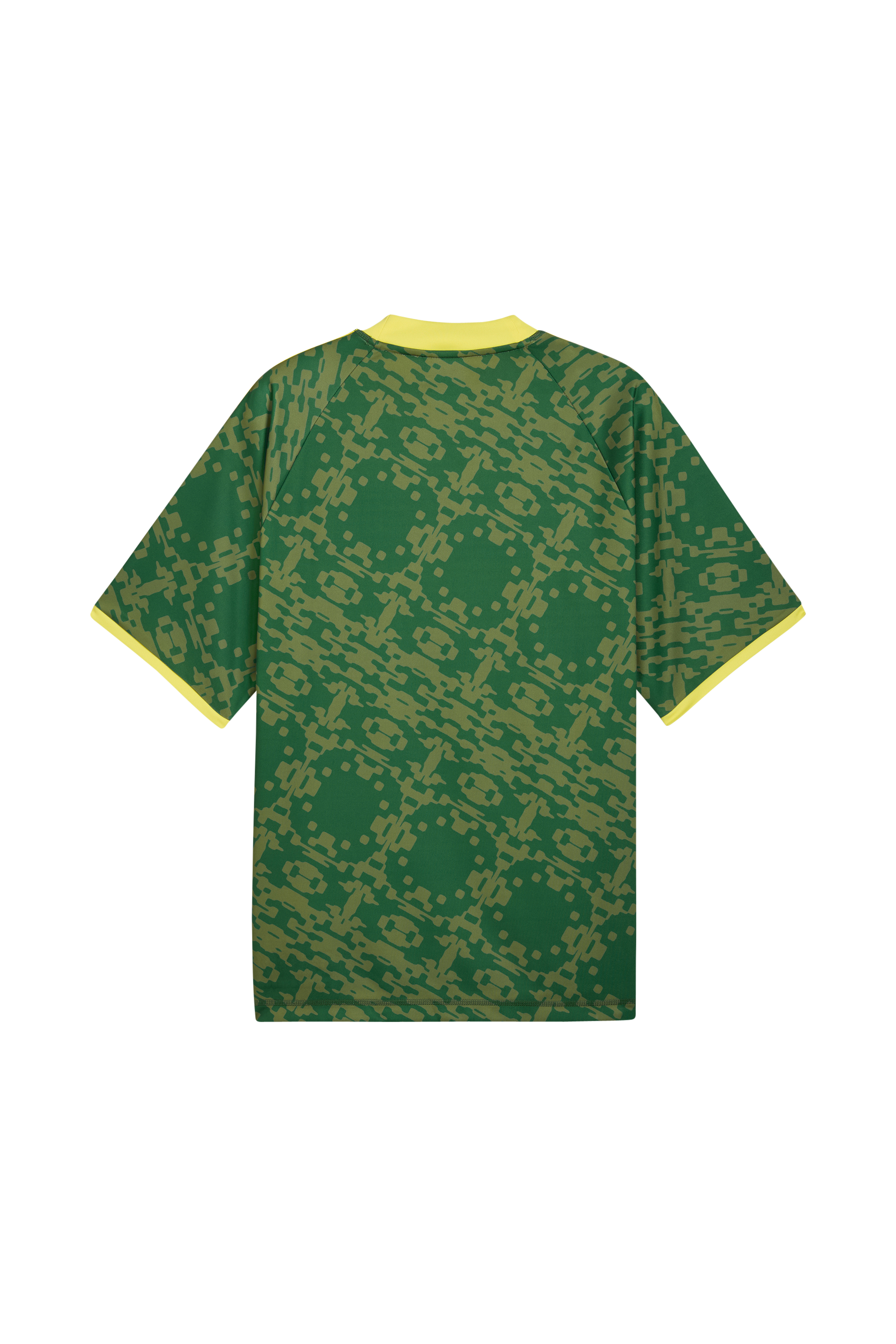 Regular-fit round-neck cotton T-shirt | Green PUMA Men
