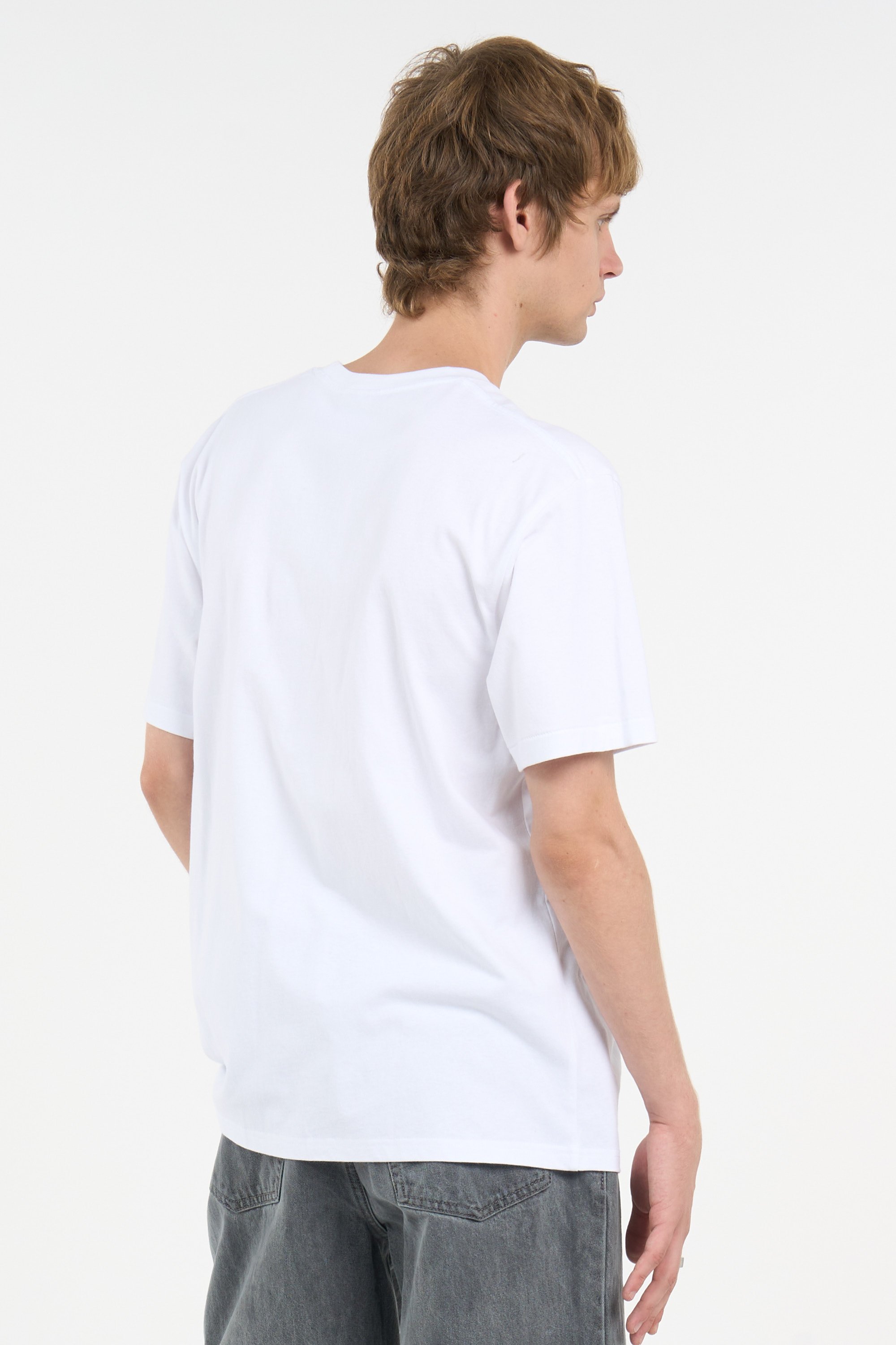Regular-fit round-neck cotton T-shirt | White THISISNEVERTHAT Men