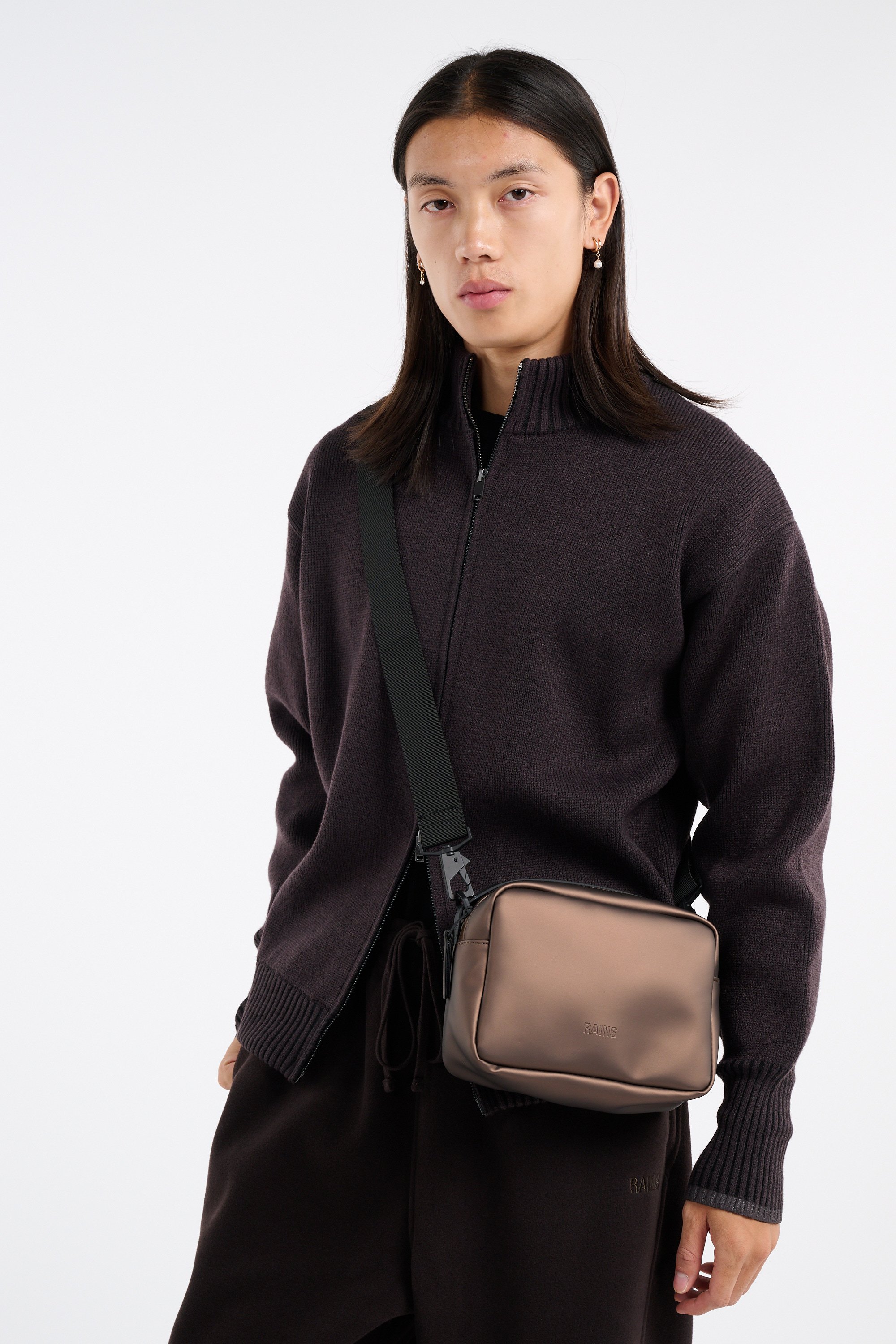 Baindeminuit shoulder bag RAINS Brown