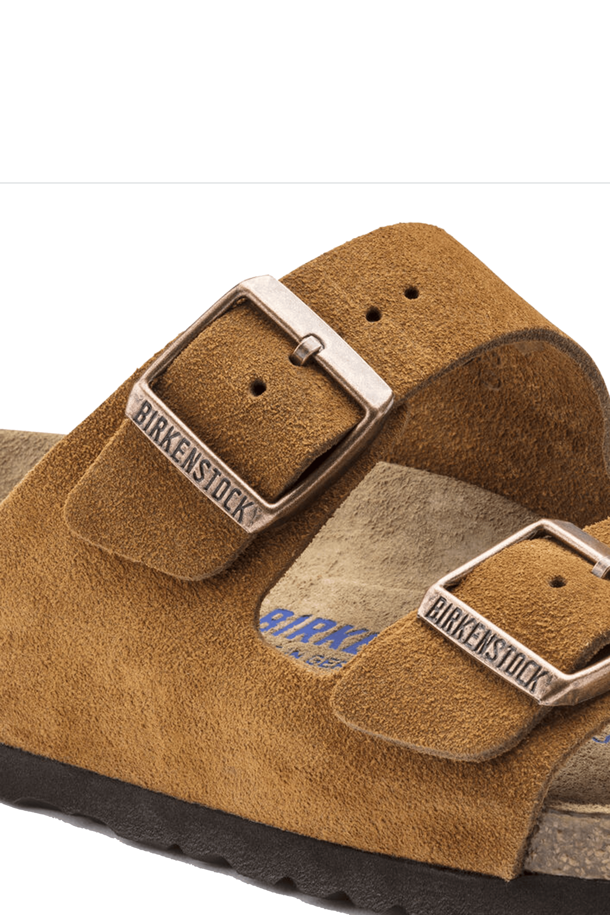 Sandales plates Marron