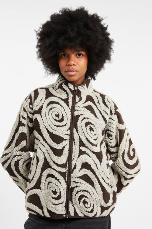 OBEY Veste Marron