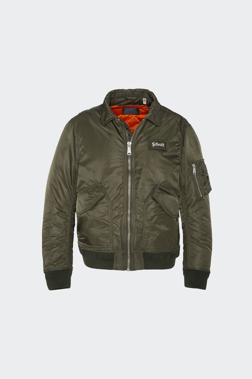 SCHOTT Blouson Kaki