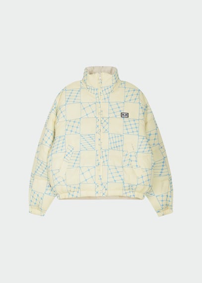 Doudoune Reversible Bleu Obey Femme Citadium