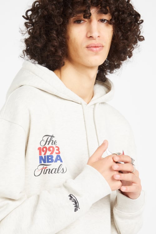 MITCHELL & NESS Hoodie Gris