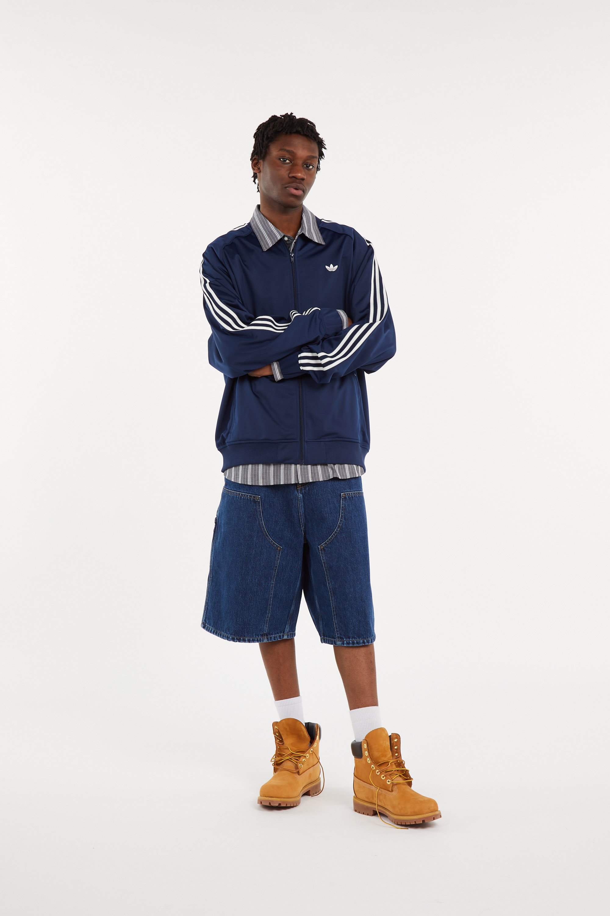Veste de survêtement  ADIDAS Bleu