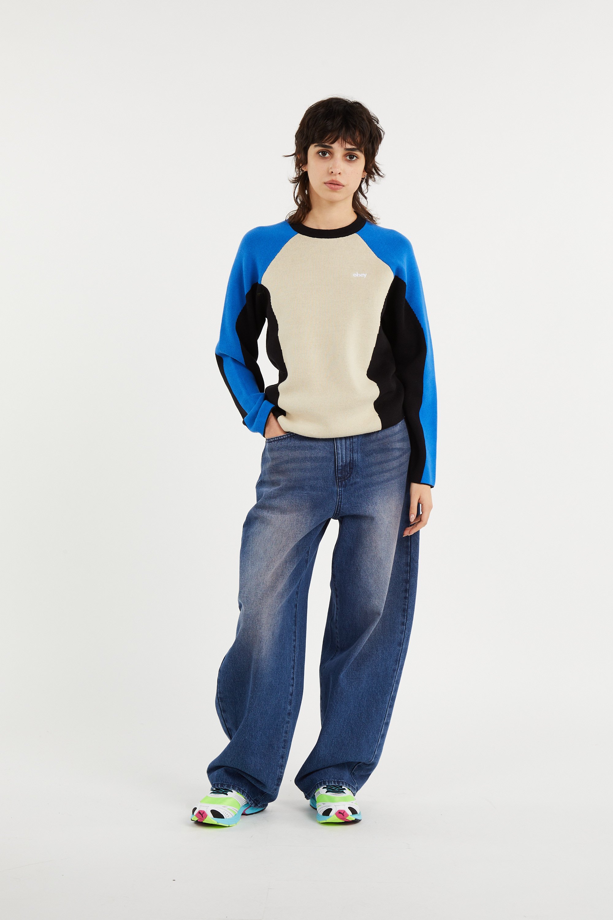 Jeans OBEY Blue